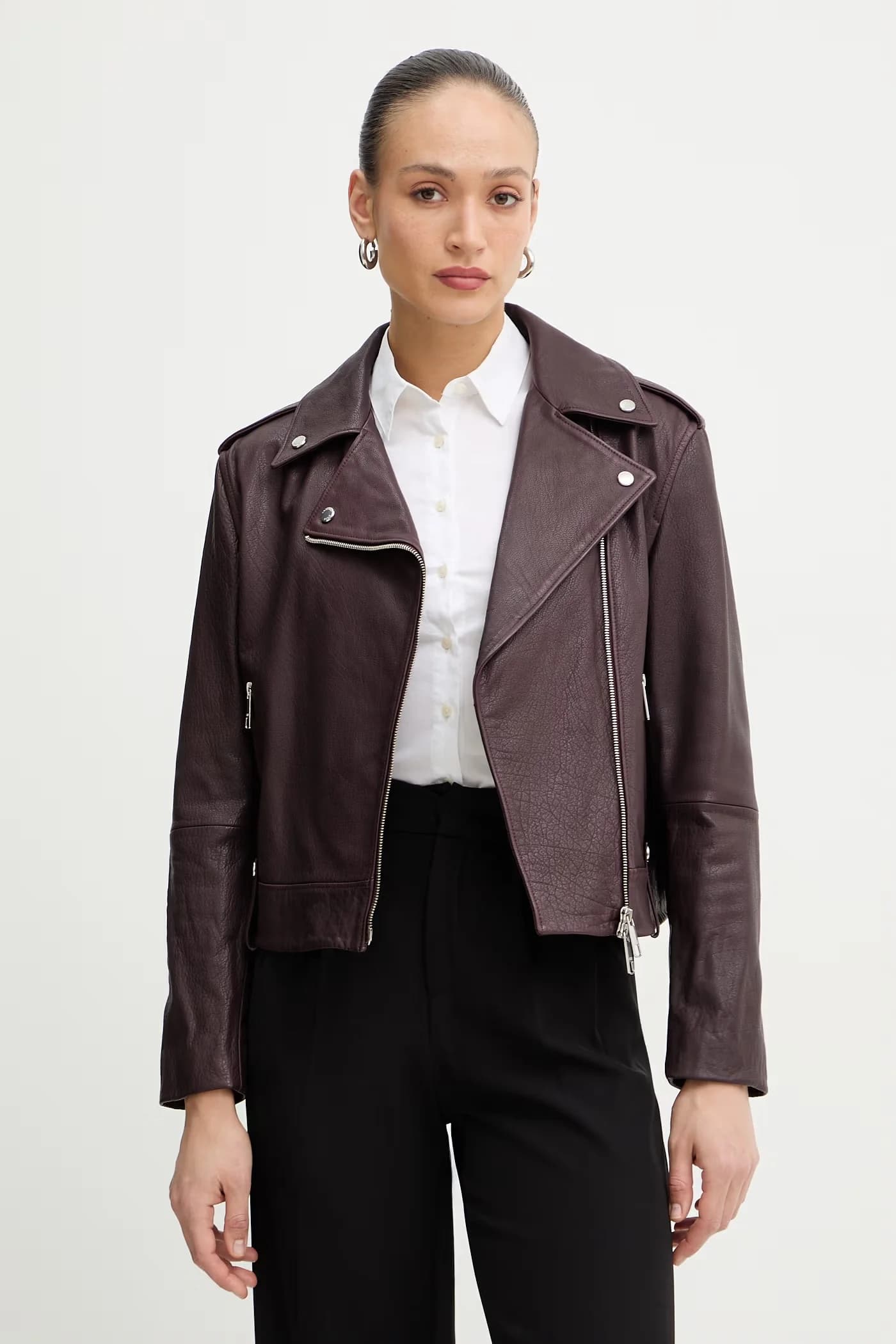 Кожаная косуха C Sandy