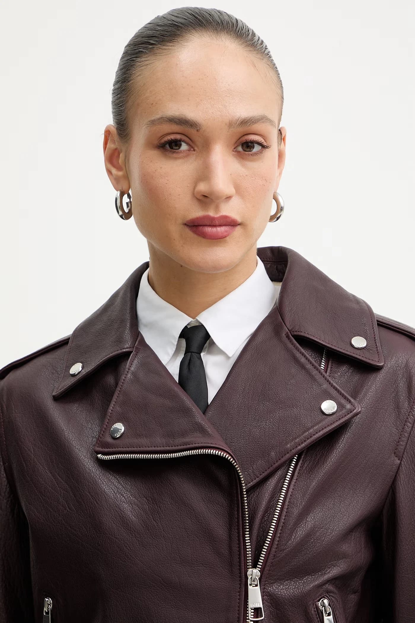 Кожаная косуха C Sandy - фото 4