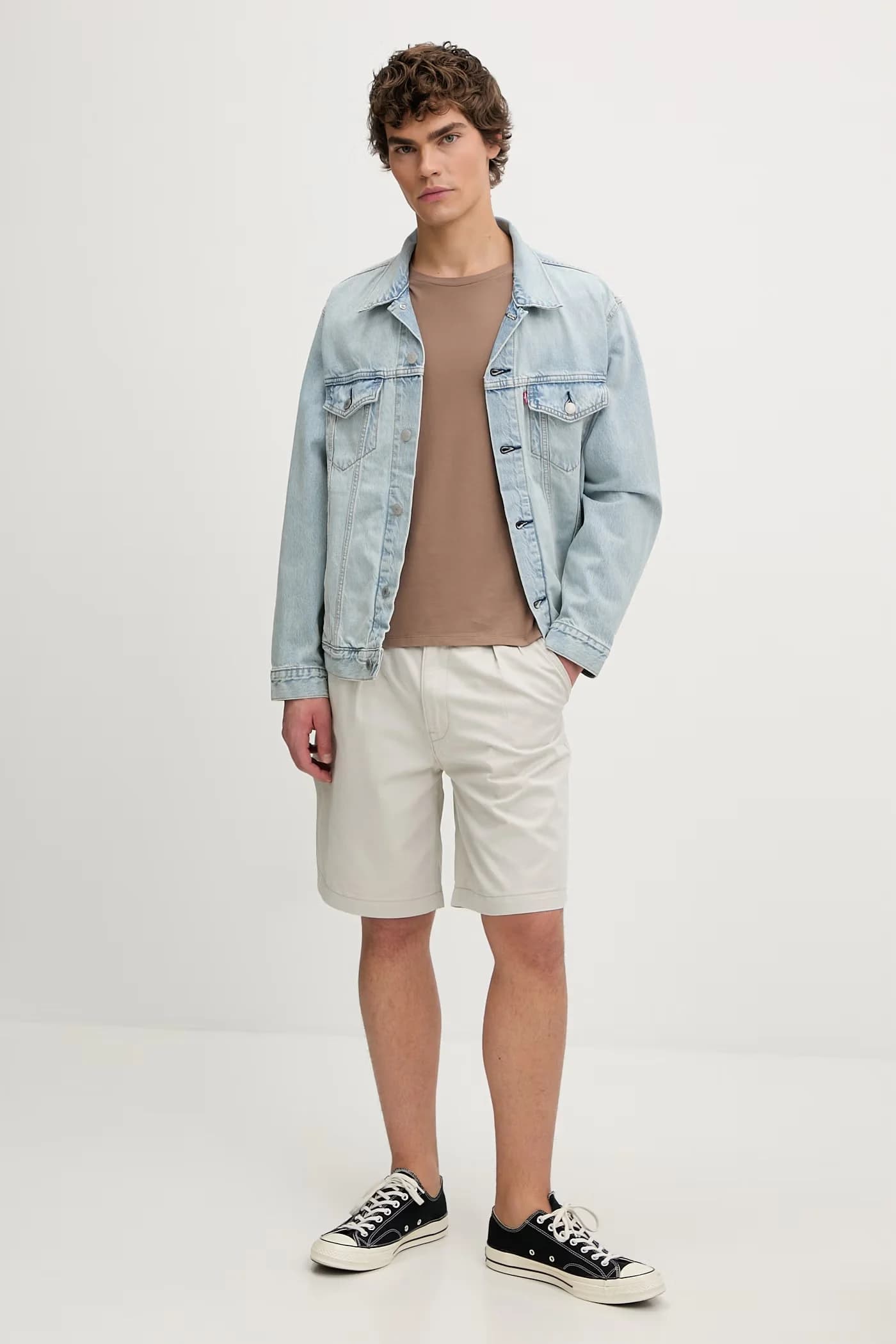 Джинсовая куртка РАССЛАБЛЕННОГО КРОЯ - фото 2