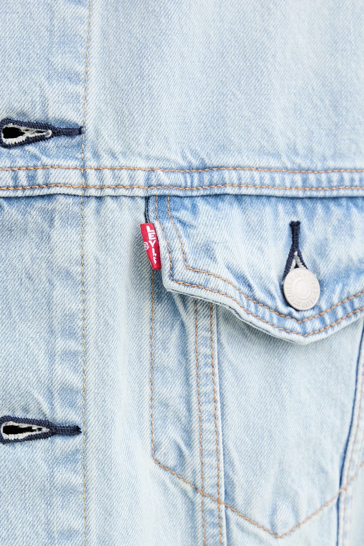 Джинсовая куртка РАССЛАБЛЕННОГО КРОЯ - фото 12