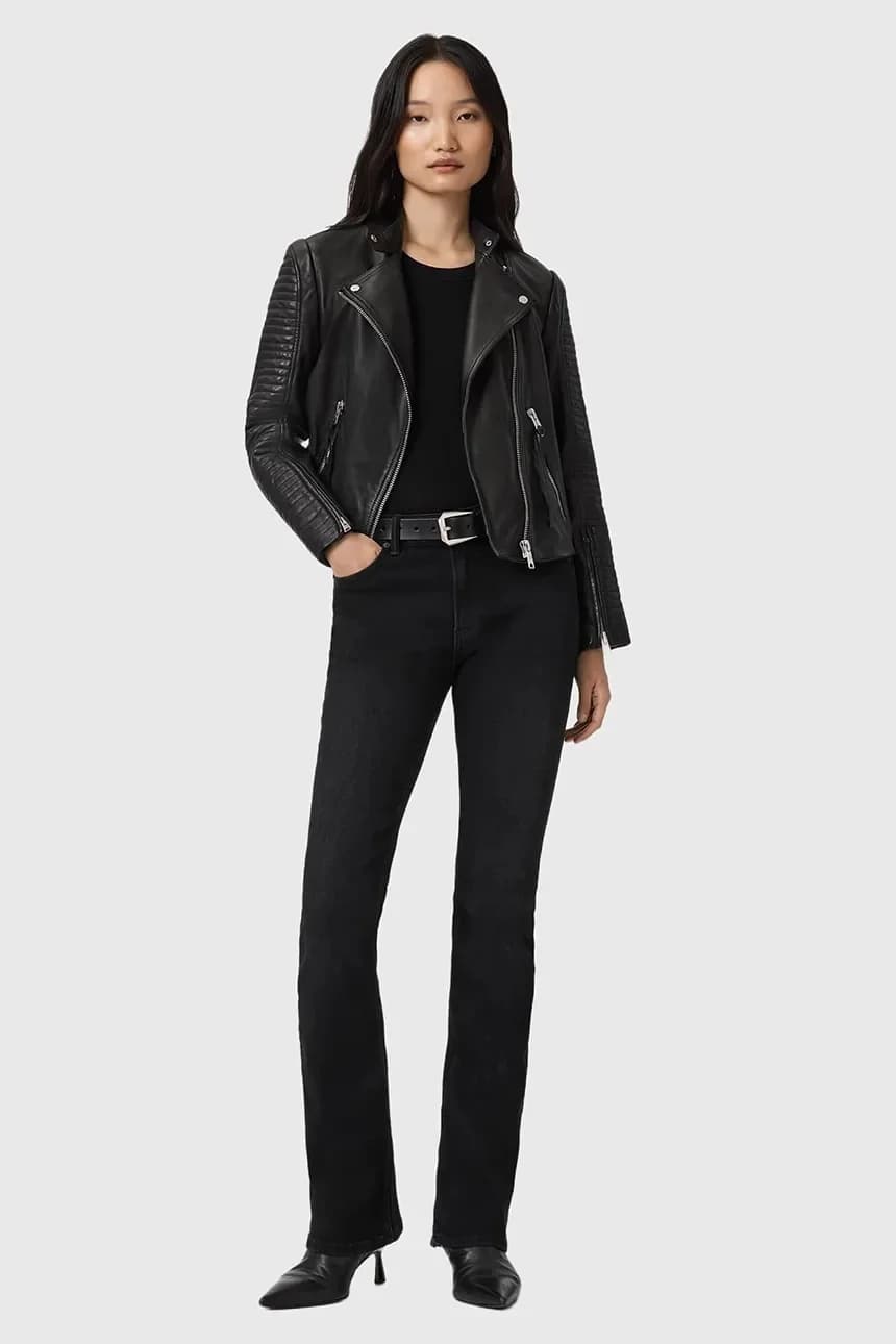 кожаная байкерская куртка RAUL - фото 3