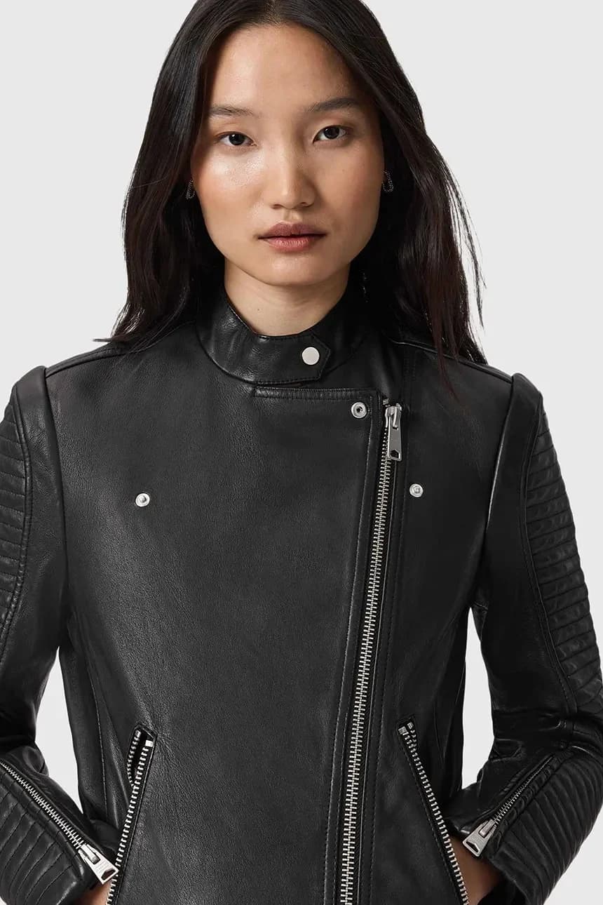 кожаная байкерская куртка RAUL - фото 5