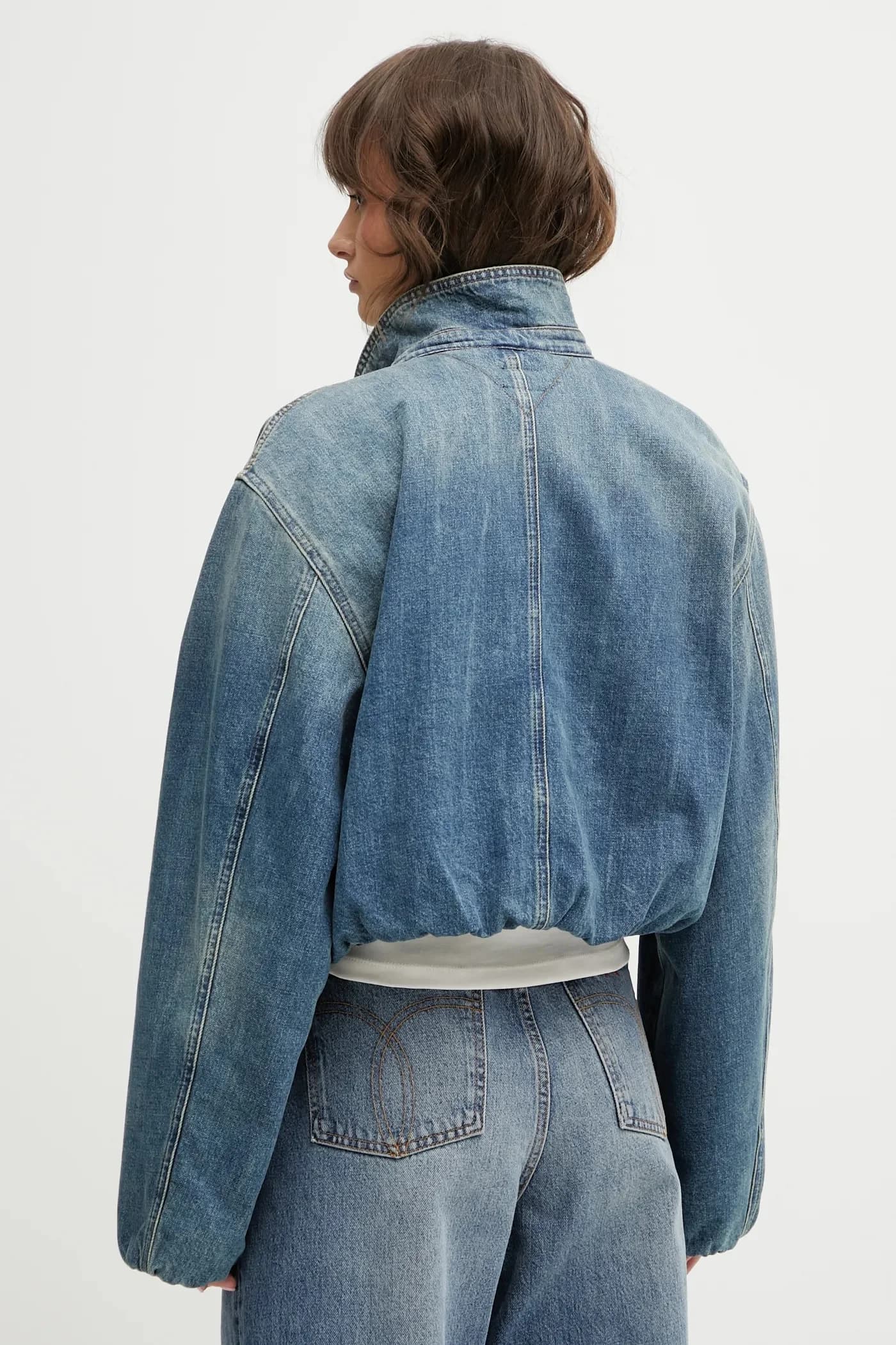 Хлопковая джинсовая куртка - фото 3