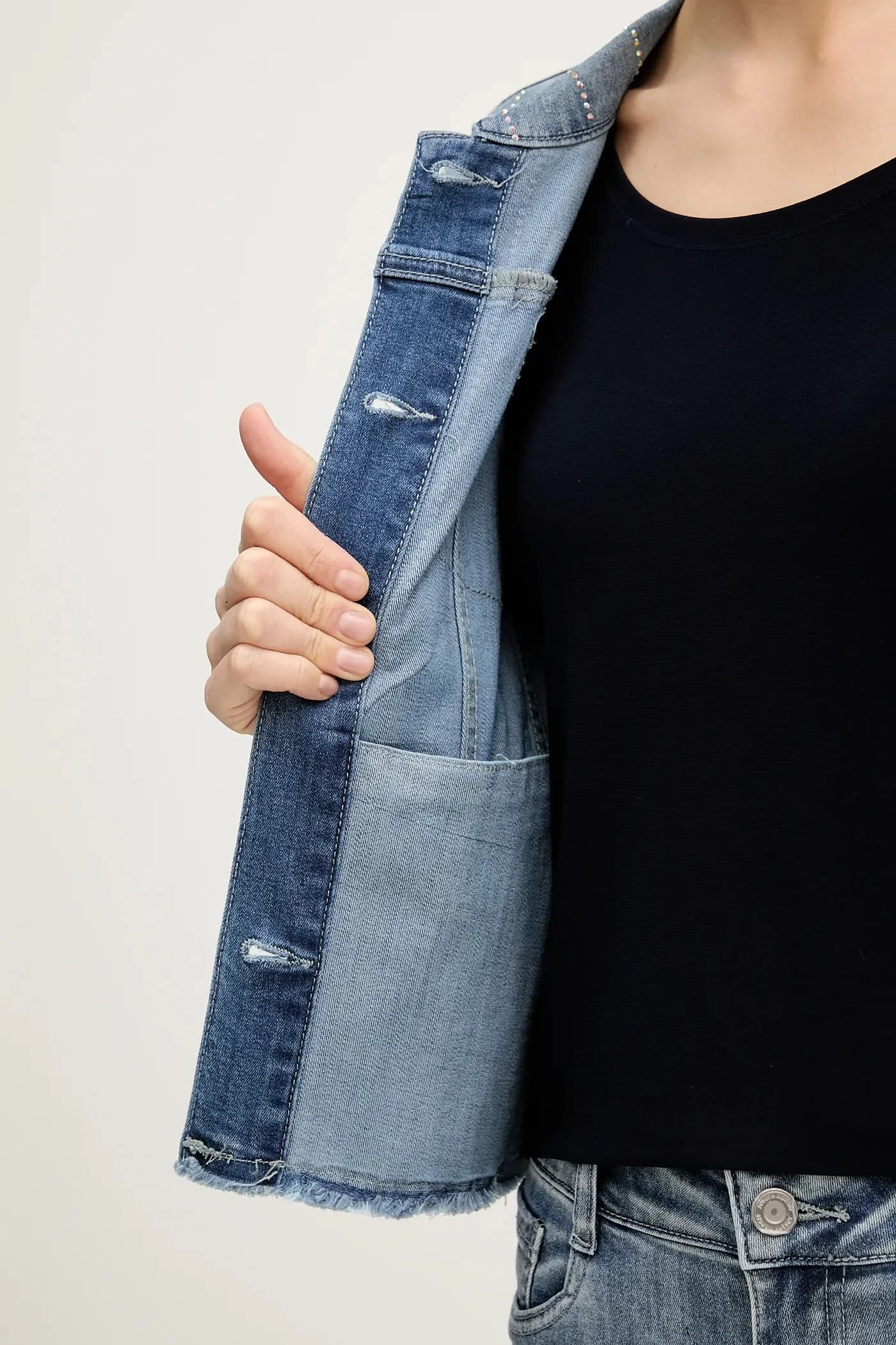 Джинсовая куртка - фото 6