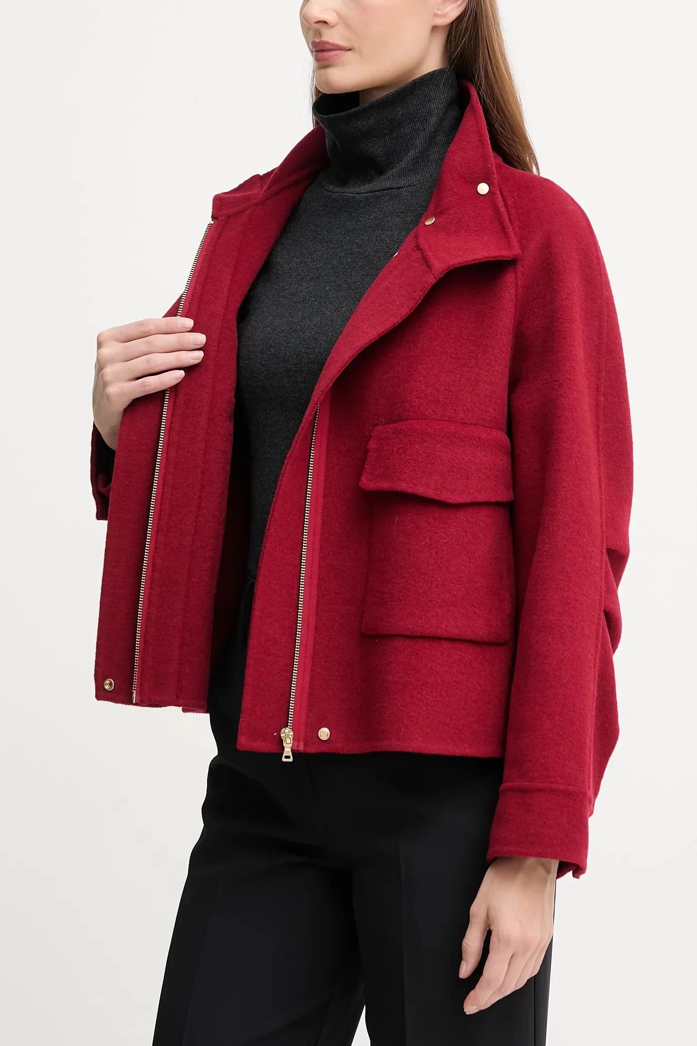 Куртка из смесовой шерсти - фото 6