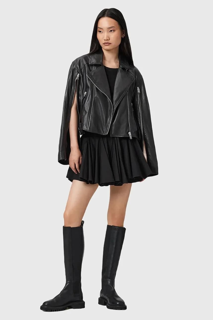 MASONE кожаная байкерская куртка - фото 5