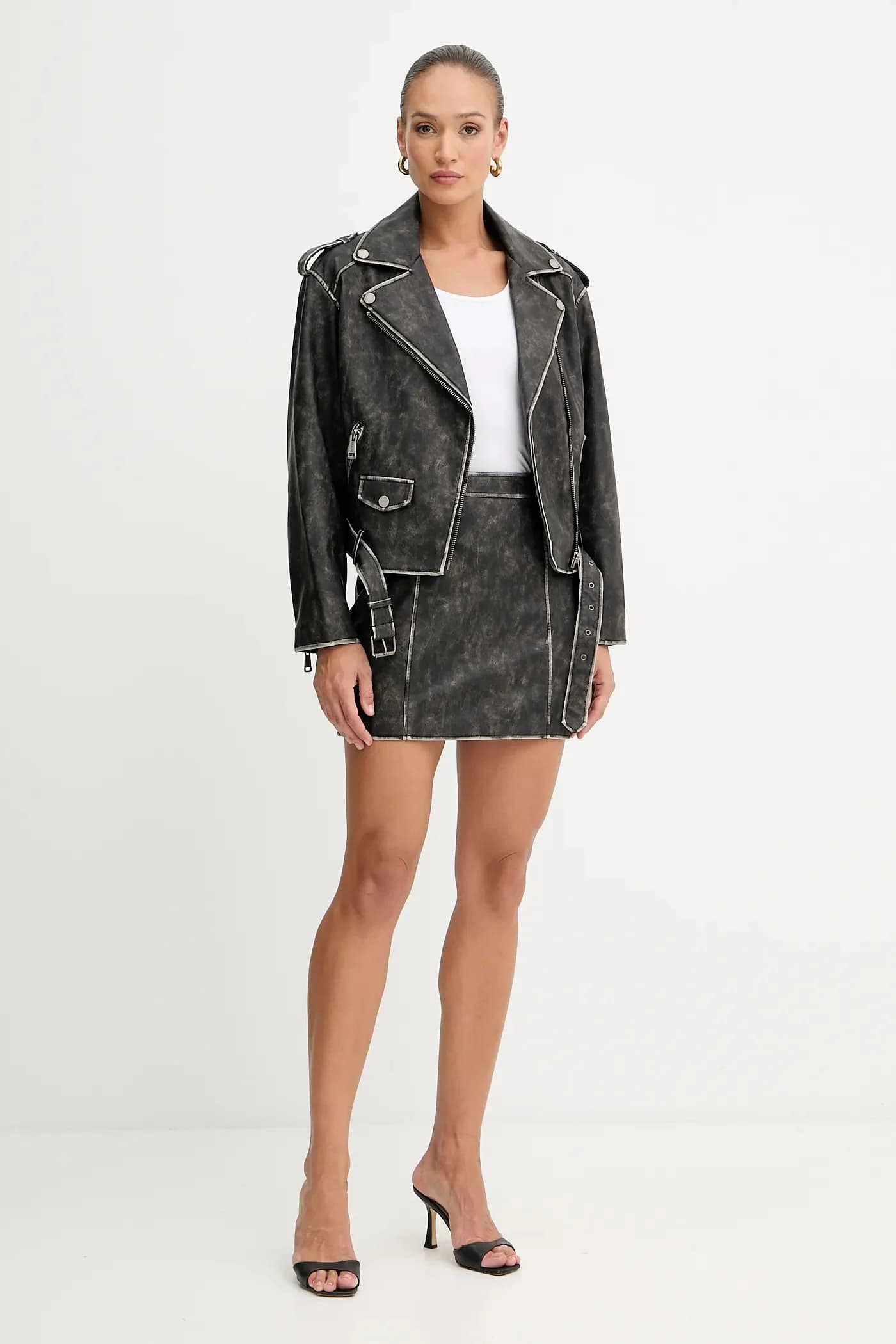 байкерская куртка CHARLENE - фото 2