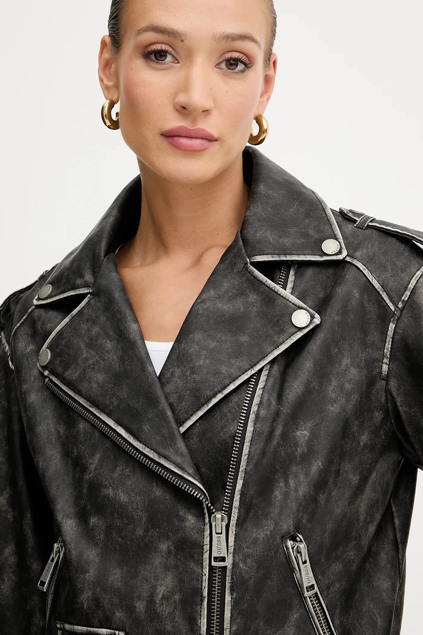 байкерская куртка CHARLENE - фото 5