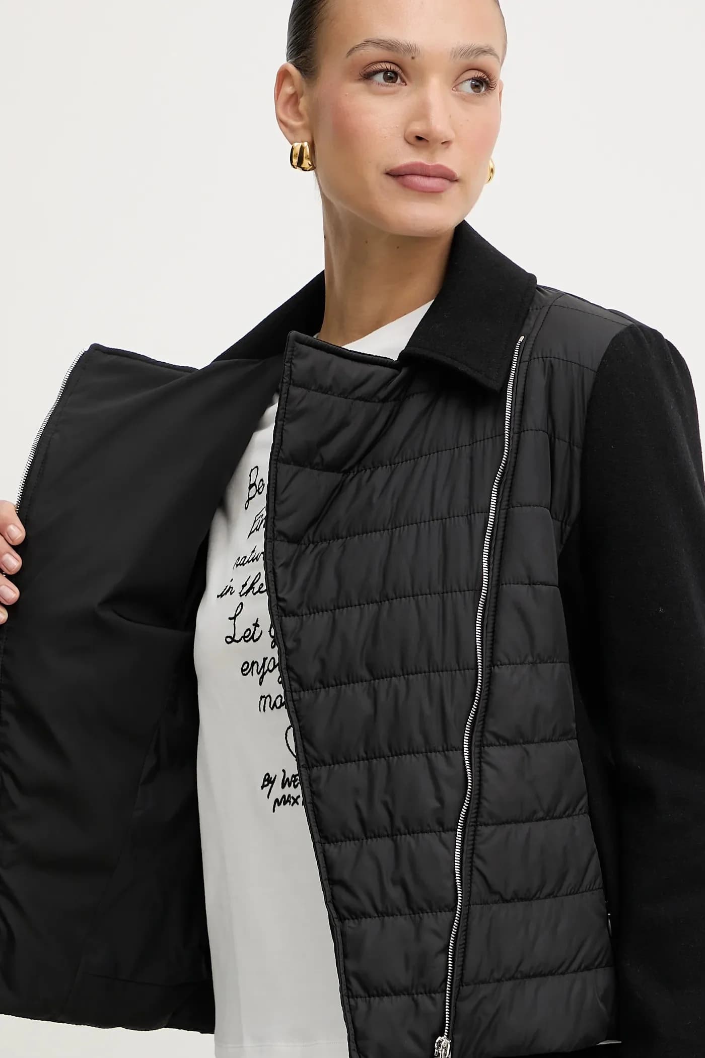 куртка Poshua из смесовой шерсти - фото 6