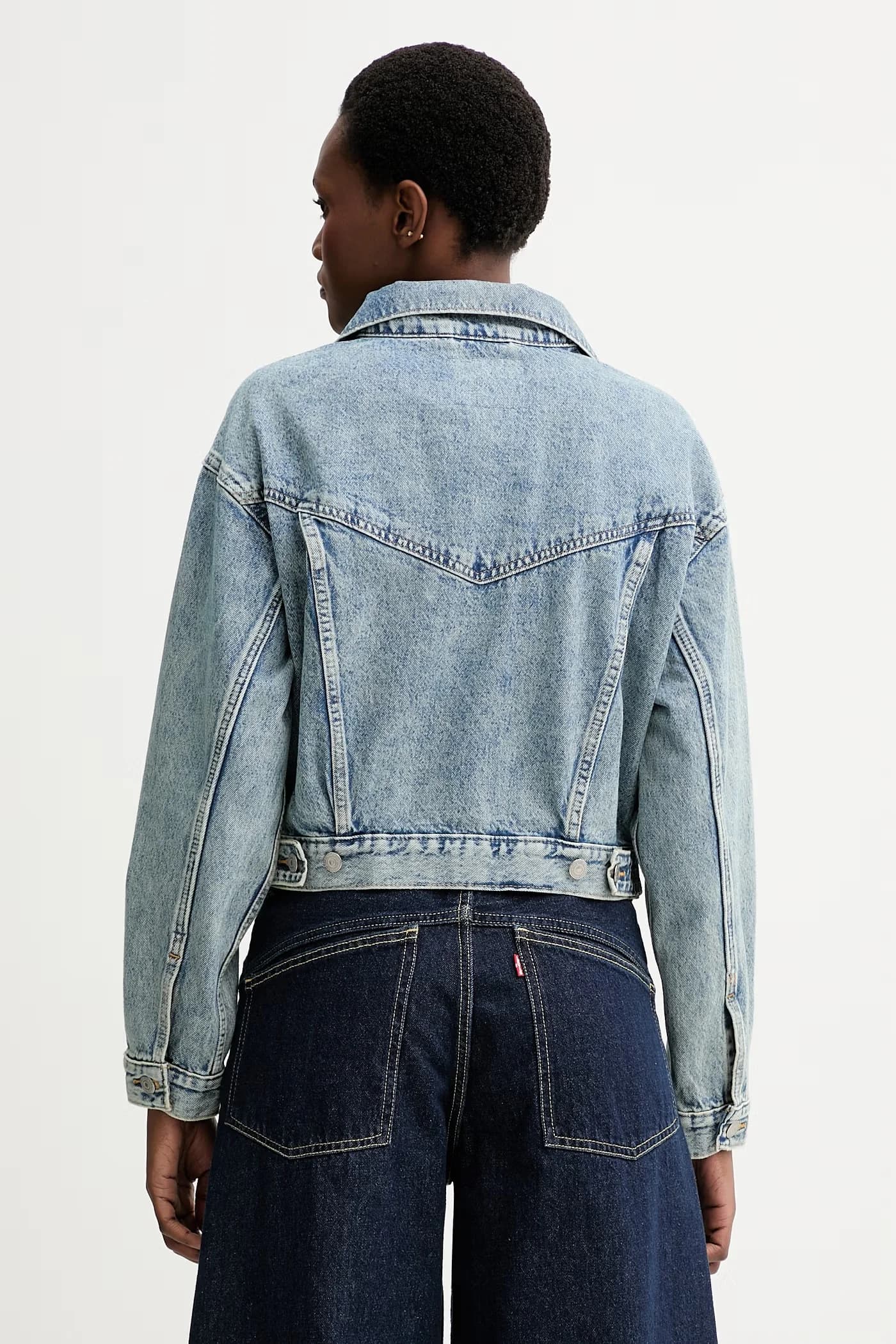 Джинсовая куртка SHRUNKEN 90S TRUCKER - фото 3