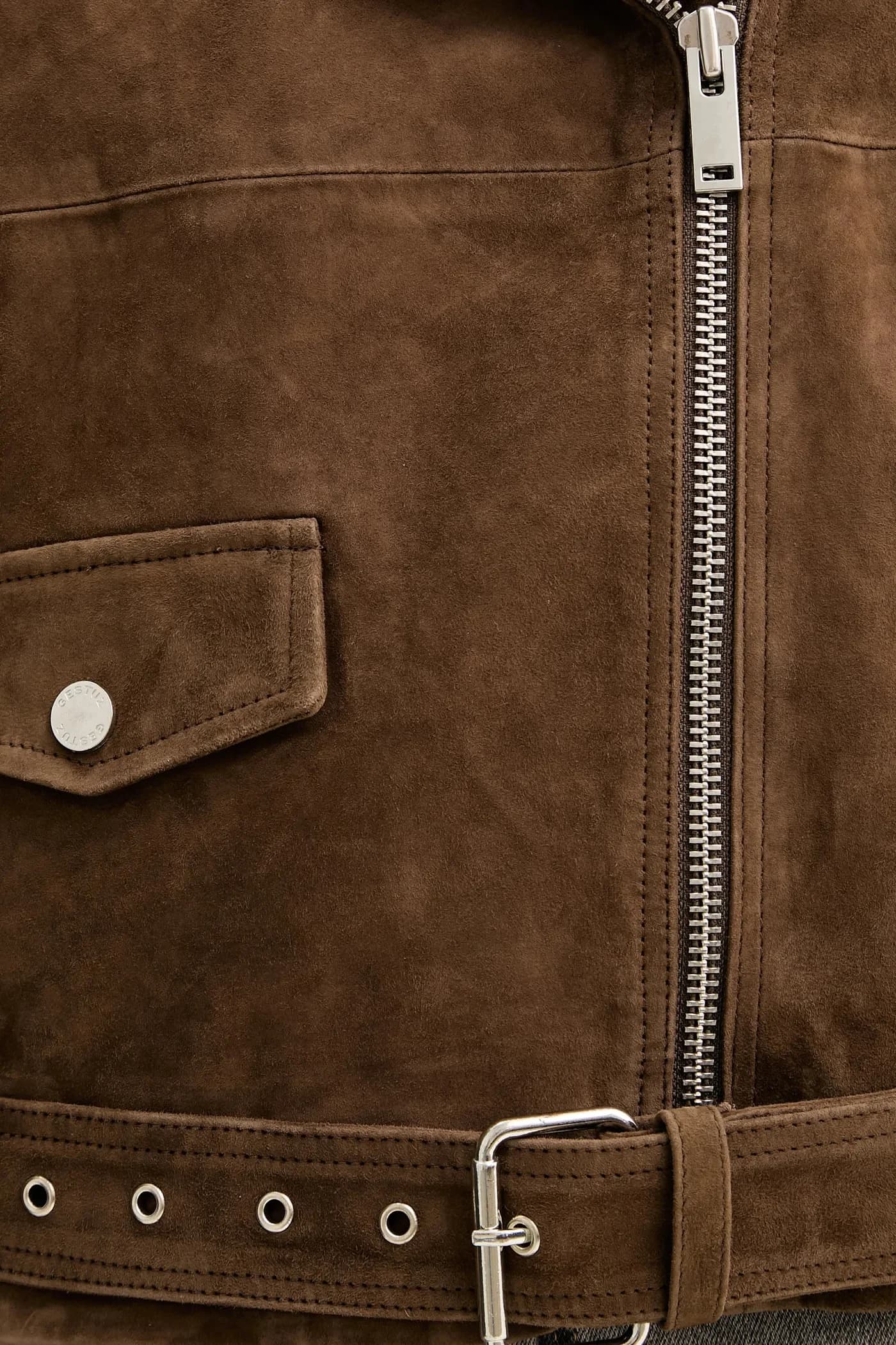 Замшевая косуха - фото 5