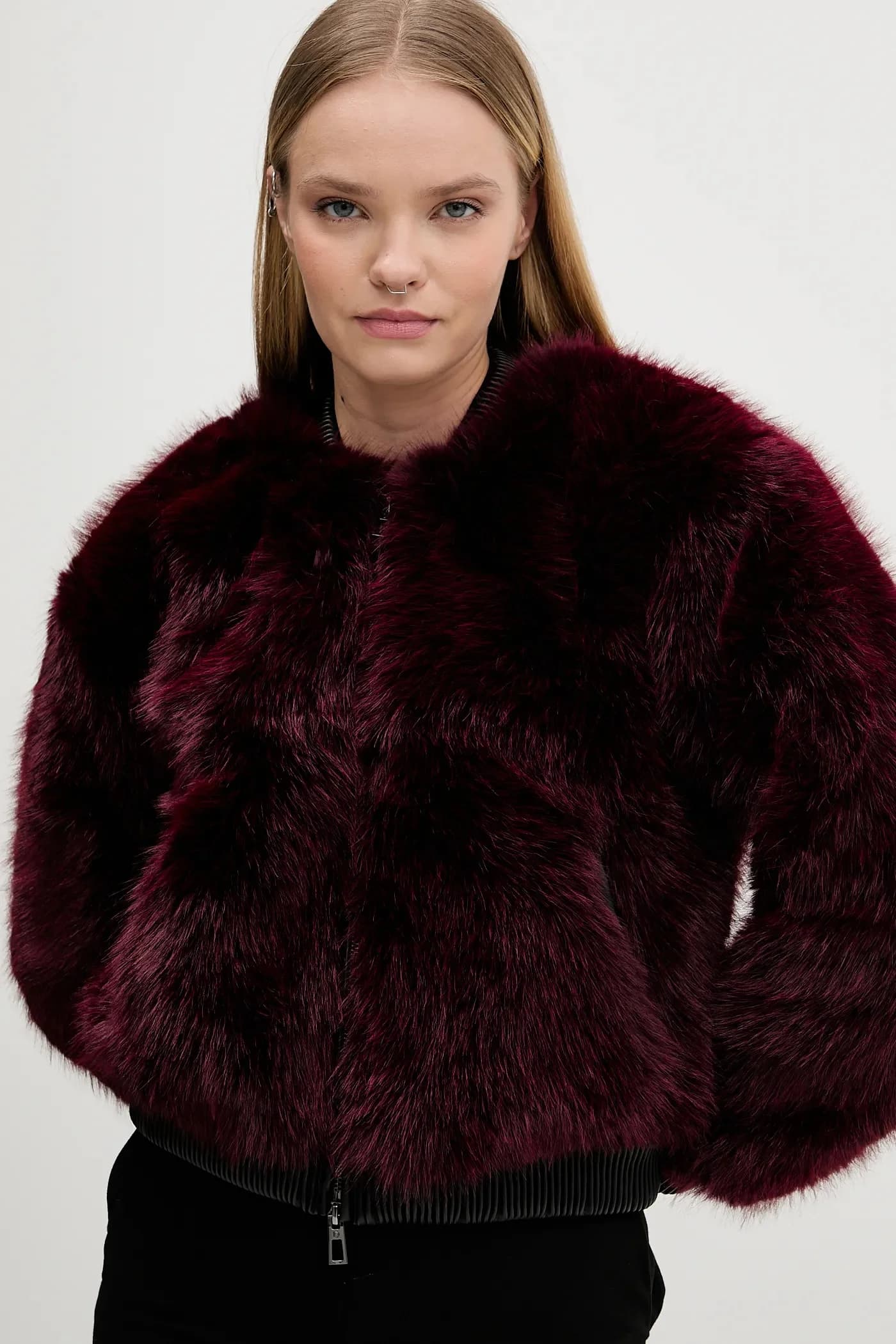 МАЛИНОВЫЙ бомбер - фото 4