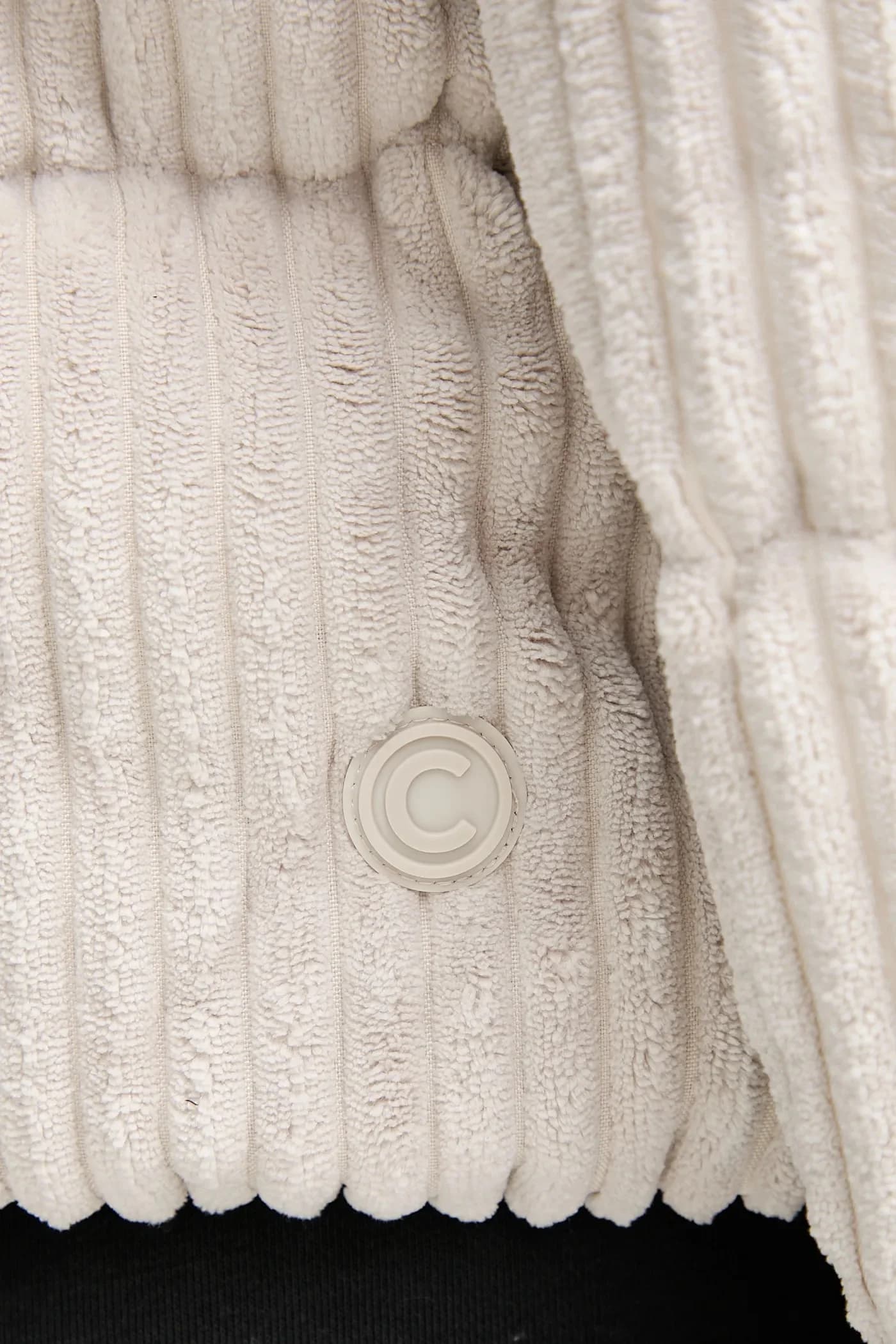 Пуховая вельветовая куртка - фото 6