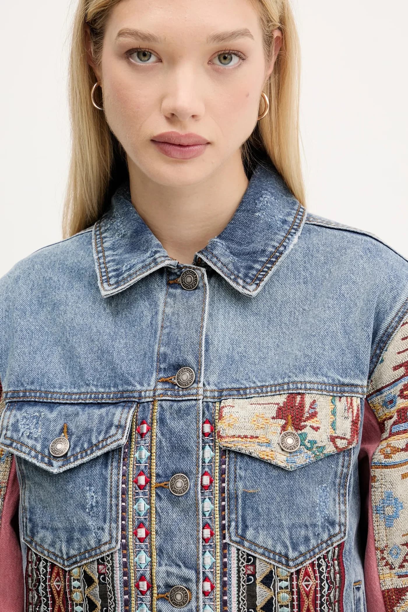 джинсовая куртка БОХО - фото 4