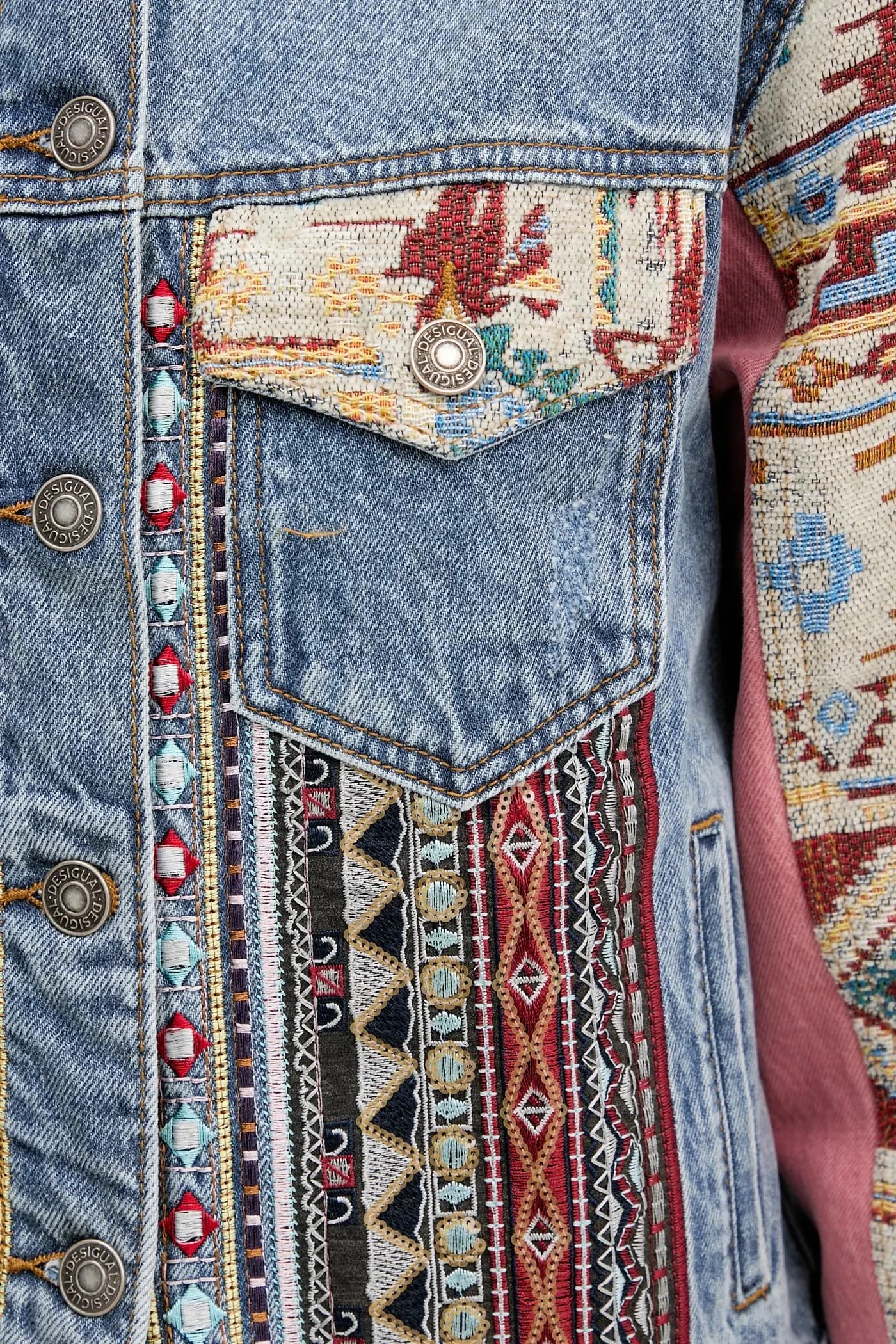 джинсовая куртка БОХО - фото 5