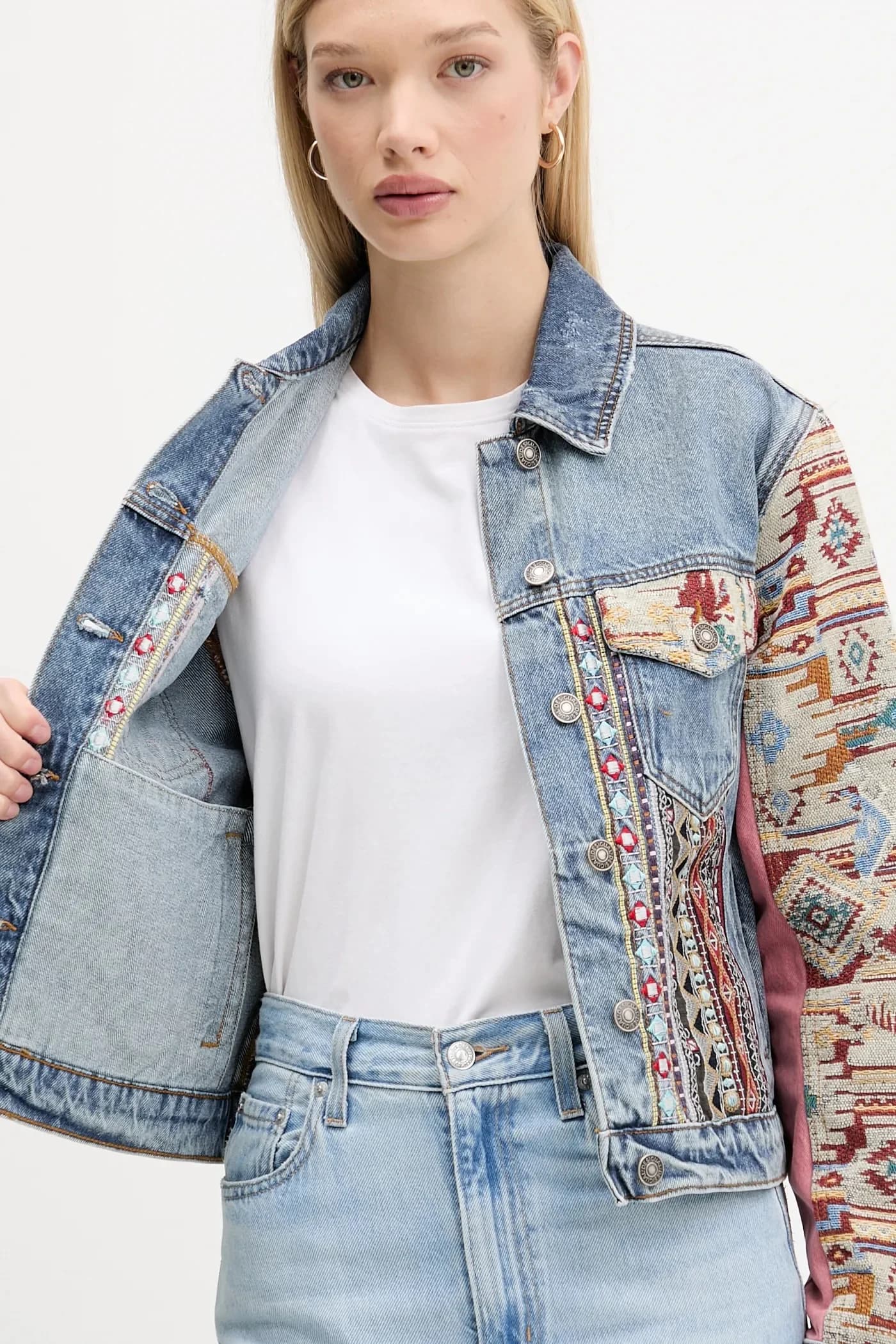 джинсовая куртка БОХО - фото 6