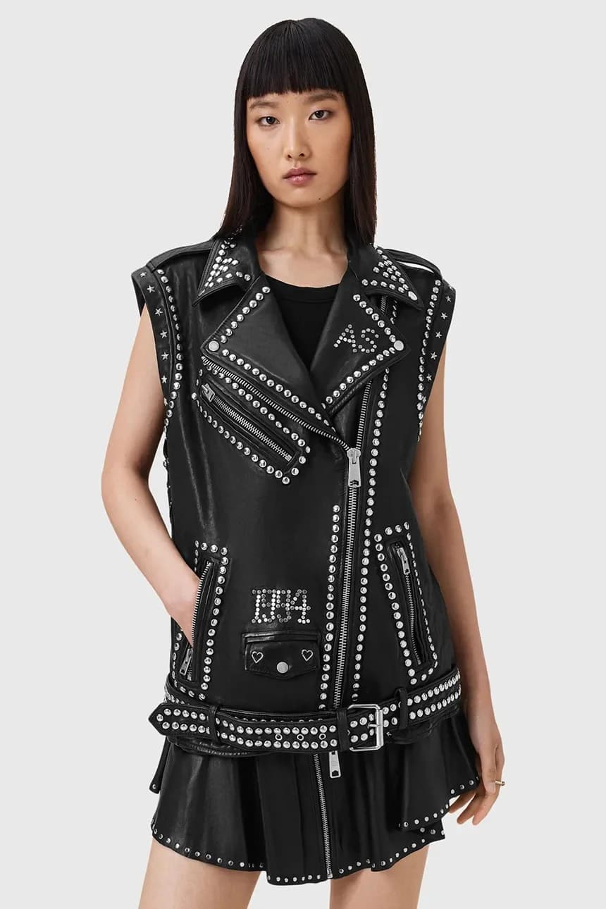 БИЛЛИ кожаный жилет