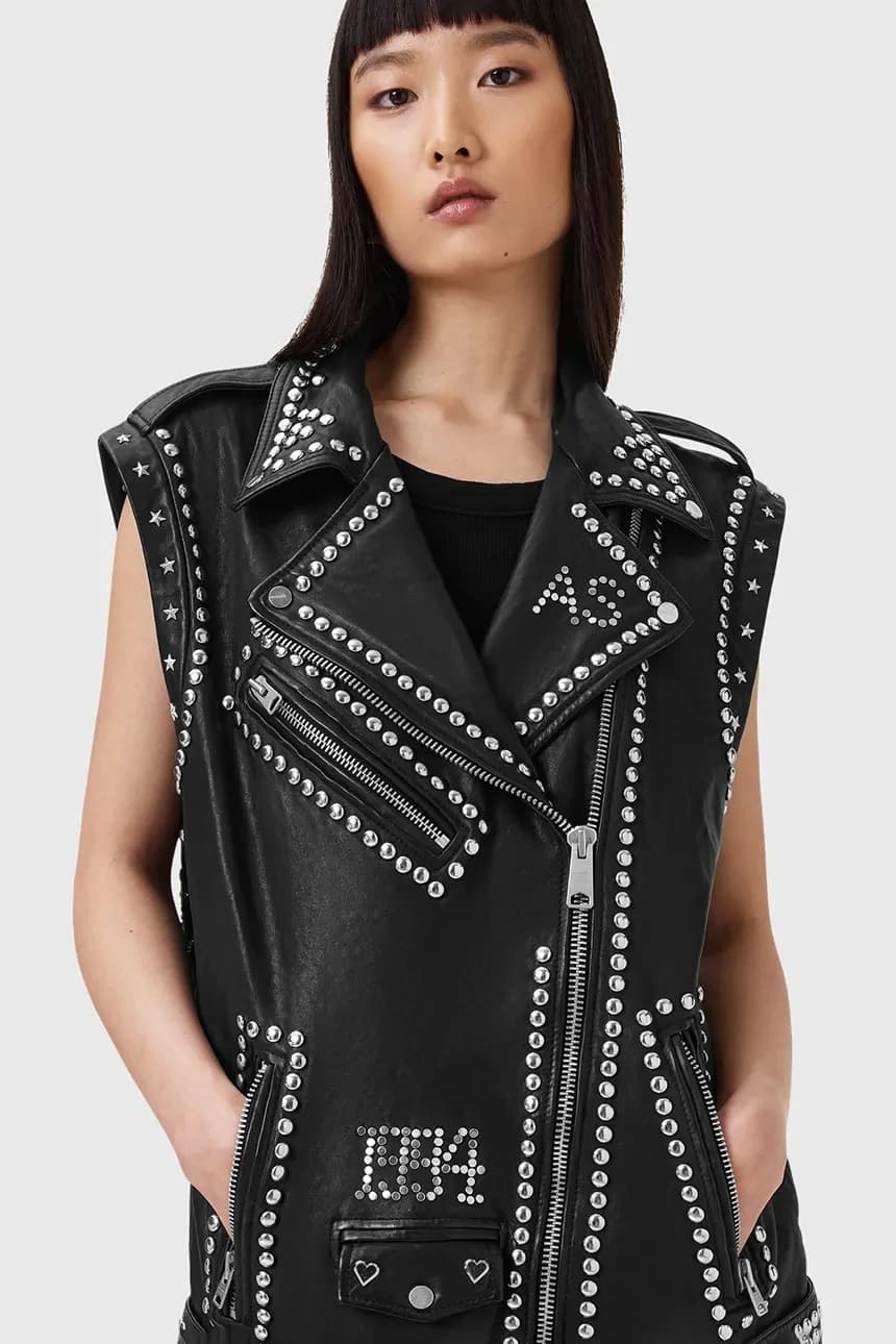 БИЛЛИ кожаный жилет - фото 2