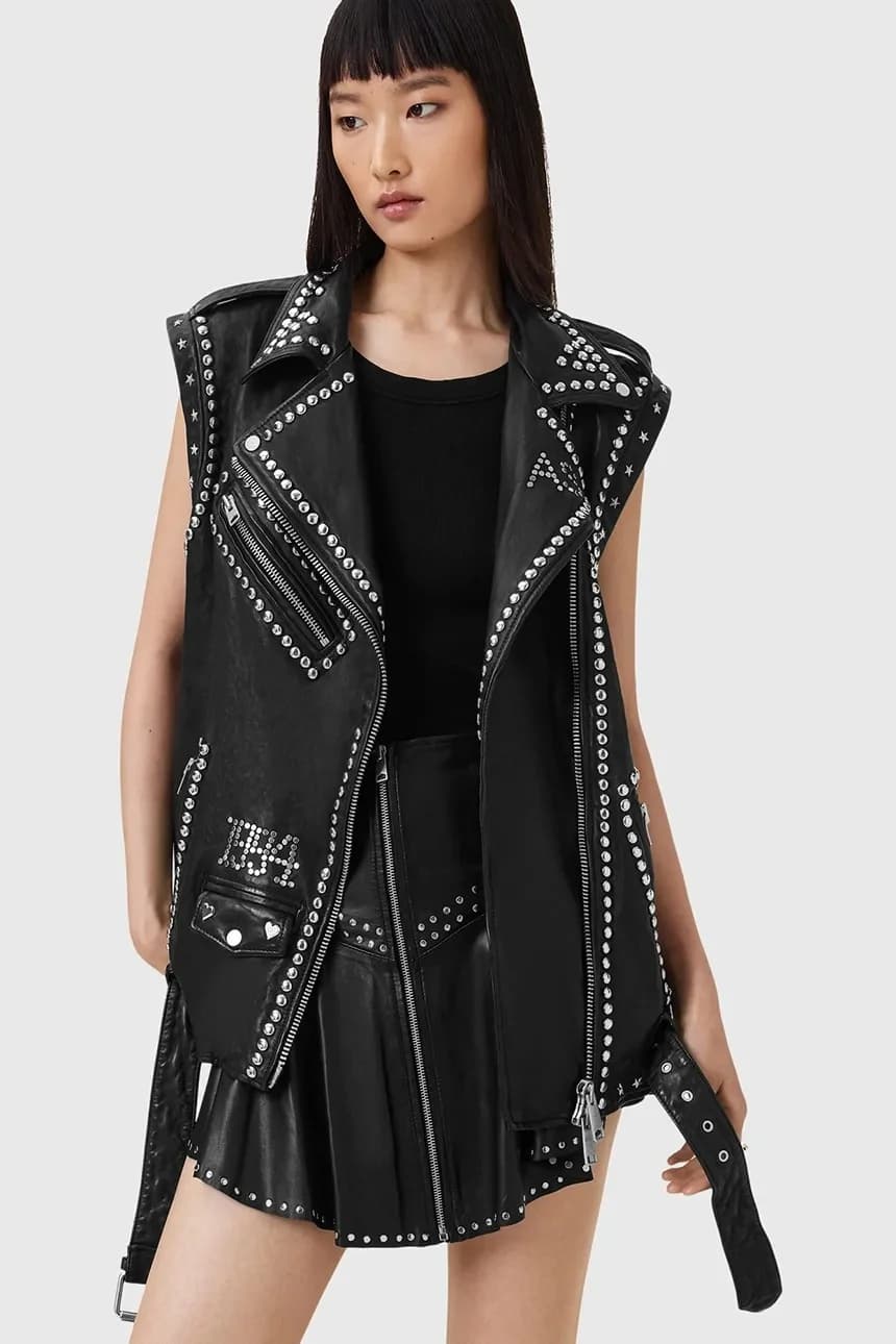 БИЛЛИ кожаный жилет - фото 8