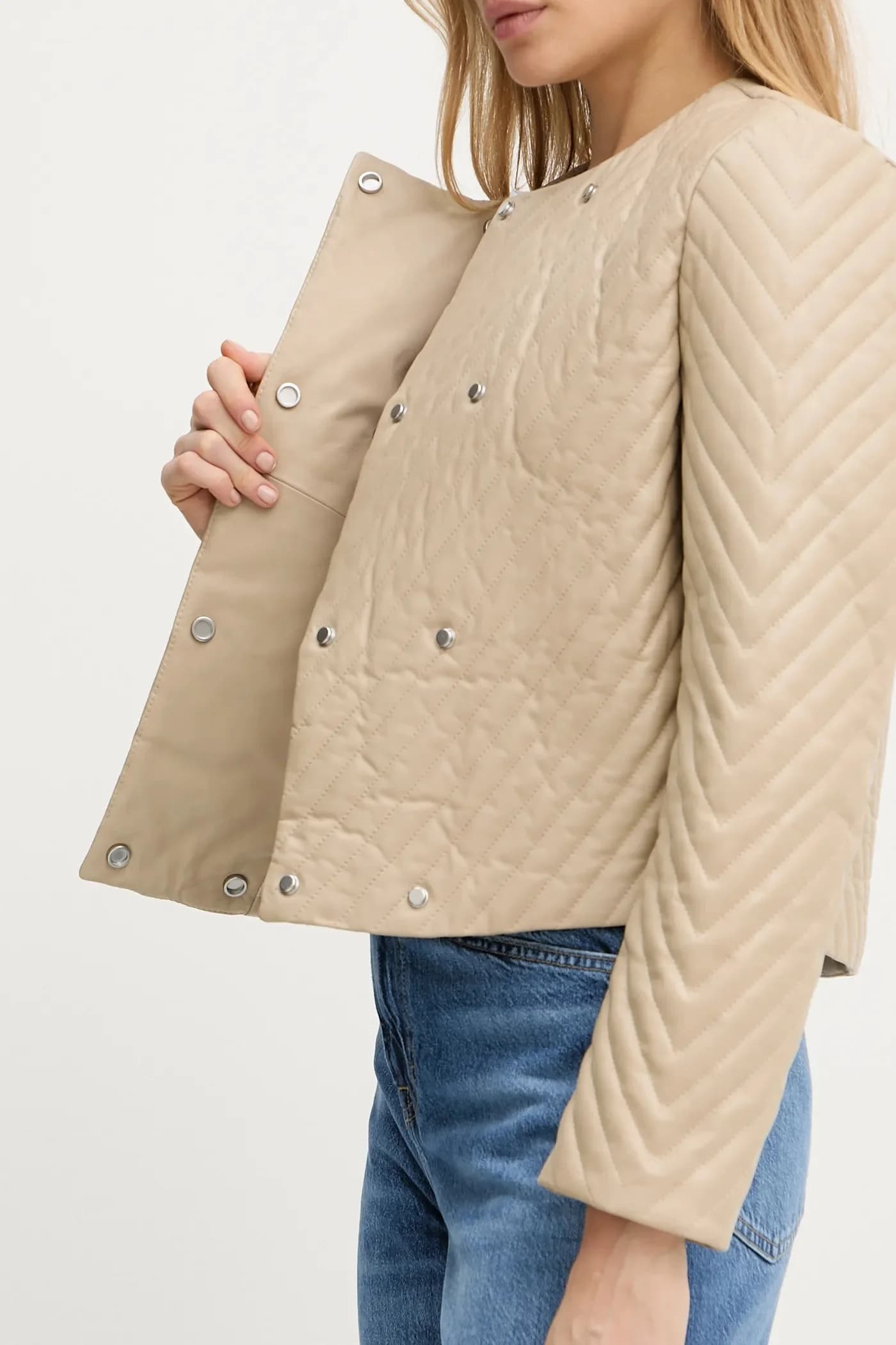 Кожаная куртка Сандру - фото 6