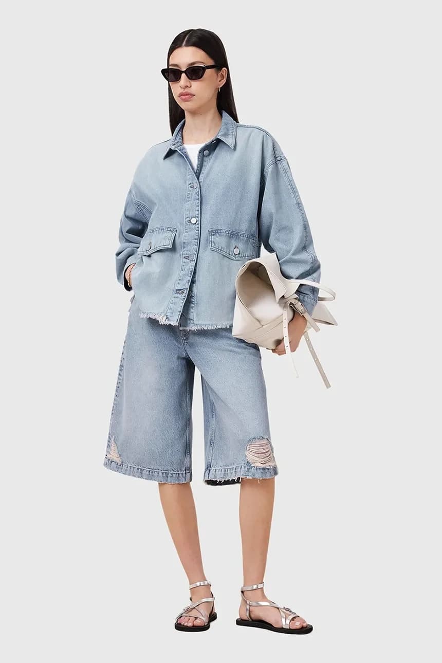 куртка HETTIE из смесового льна - фото 7