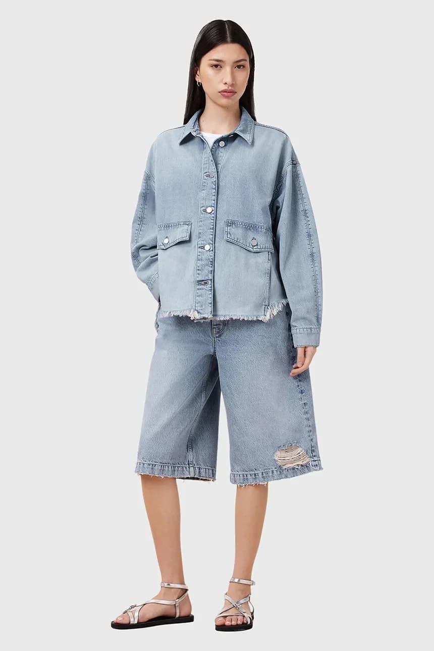 куртка HETTIE из смесового льна - фото 8