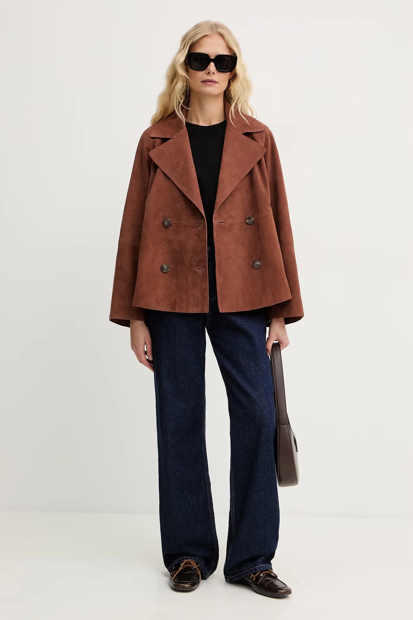 SOSPIRO женская короткая замшевая куртка - фото 2