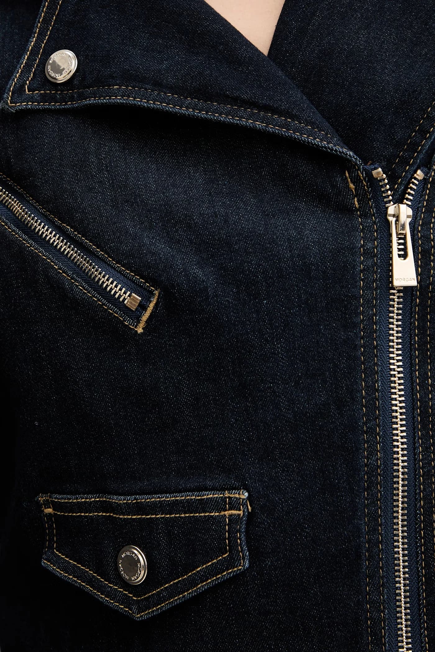 Женская джинсовая косуха - фото 5