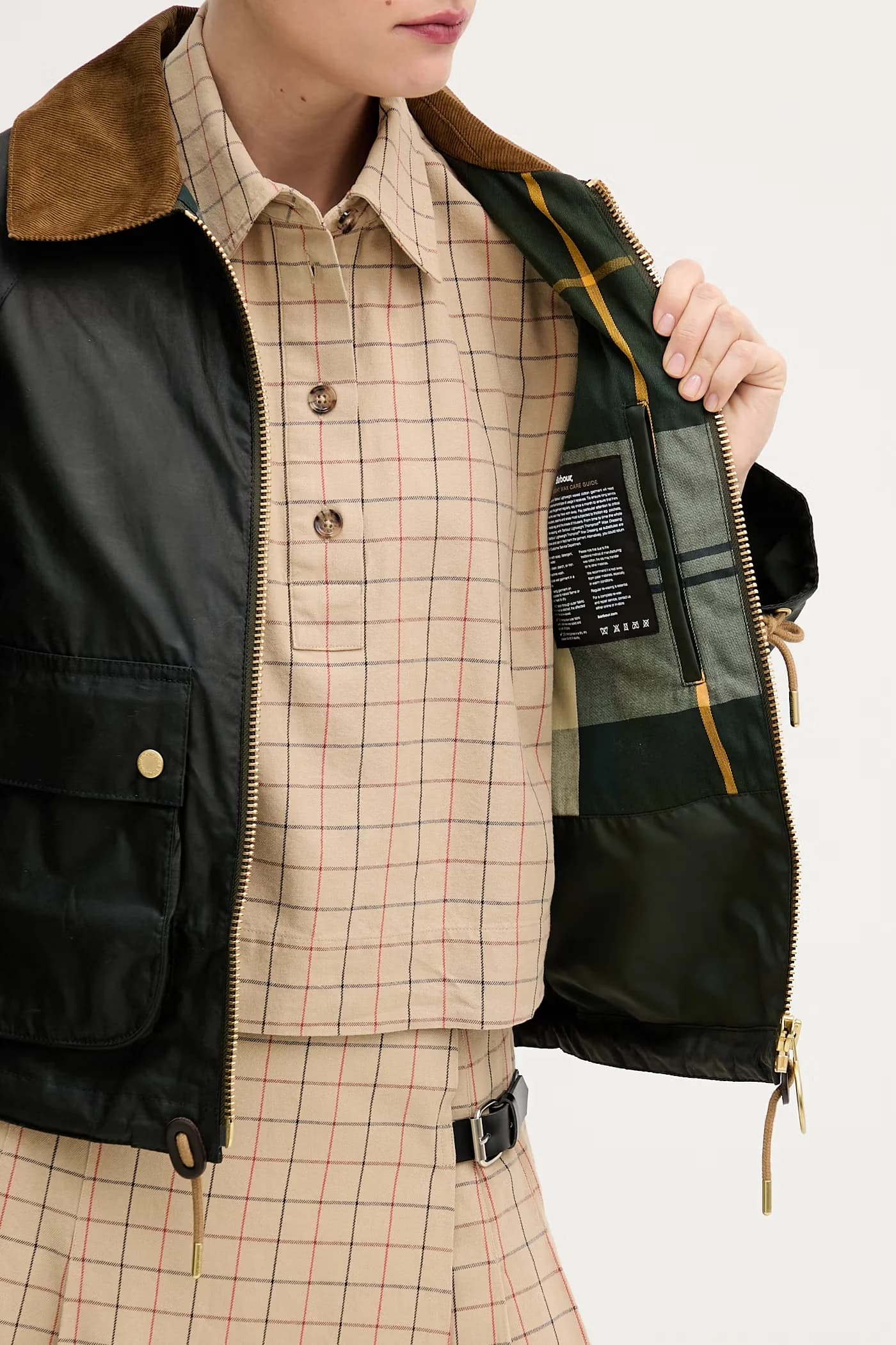 куртка Marron из хлопка - фото 8