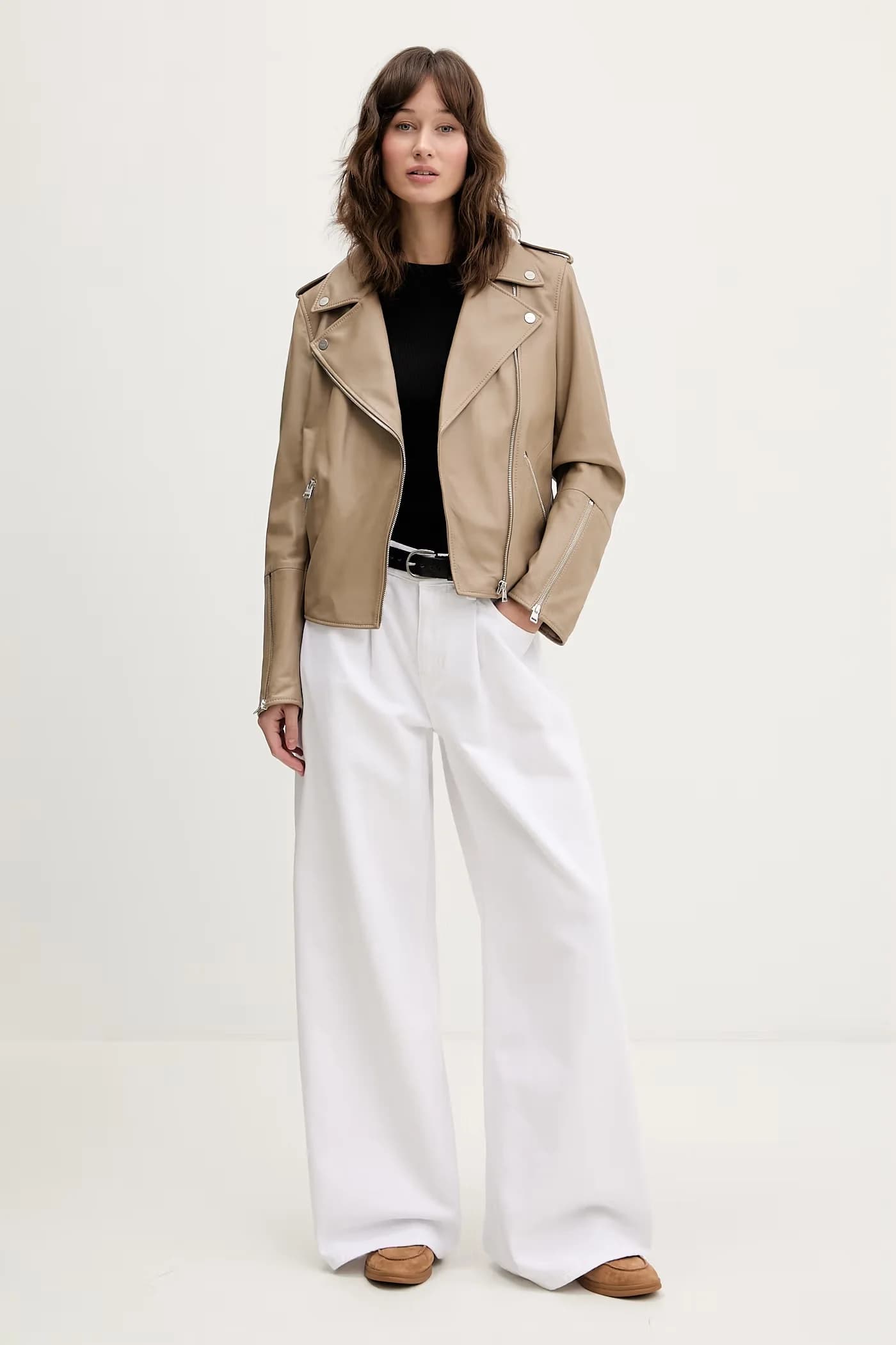 Кожаная косуха Lujana - фото 2