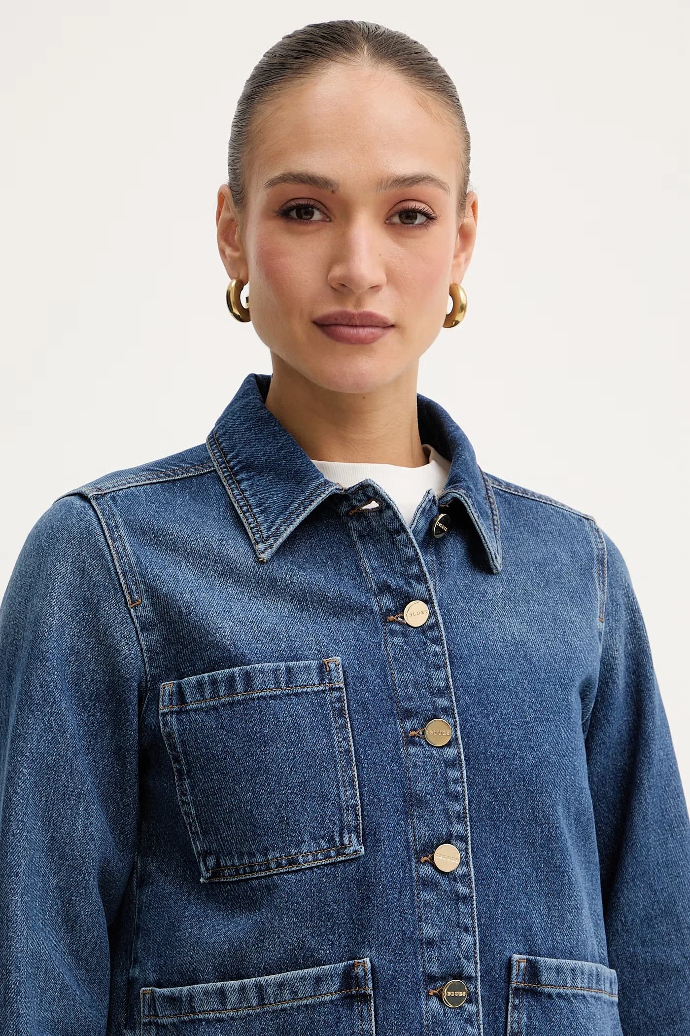 джинсовая куртка BADESSE - фото 4