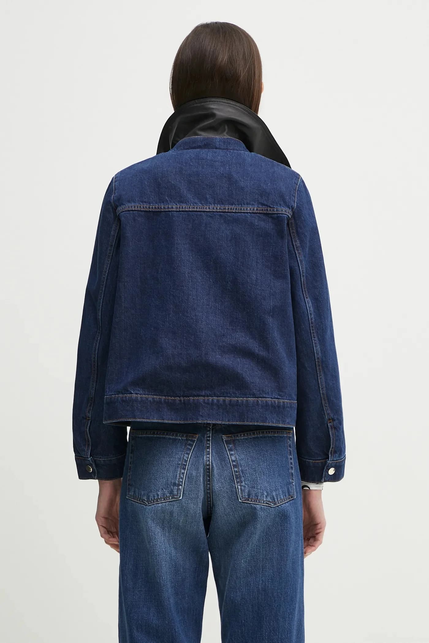 Морская джинсовая куртка - фото 3