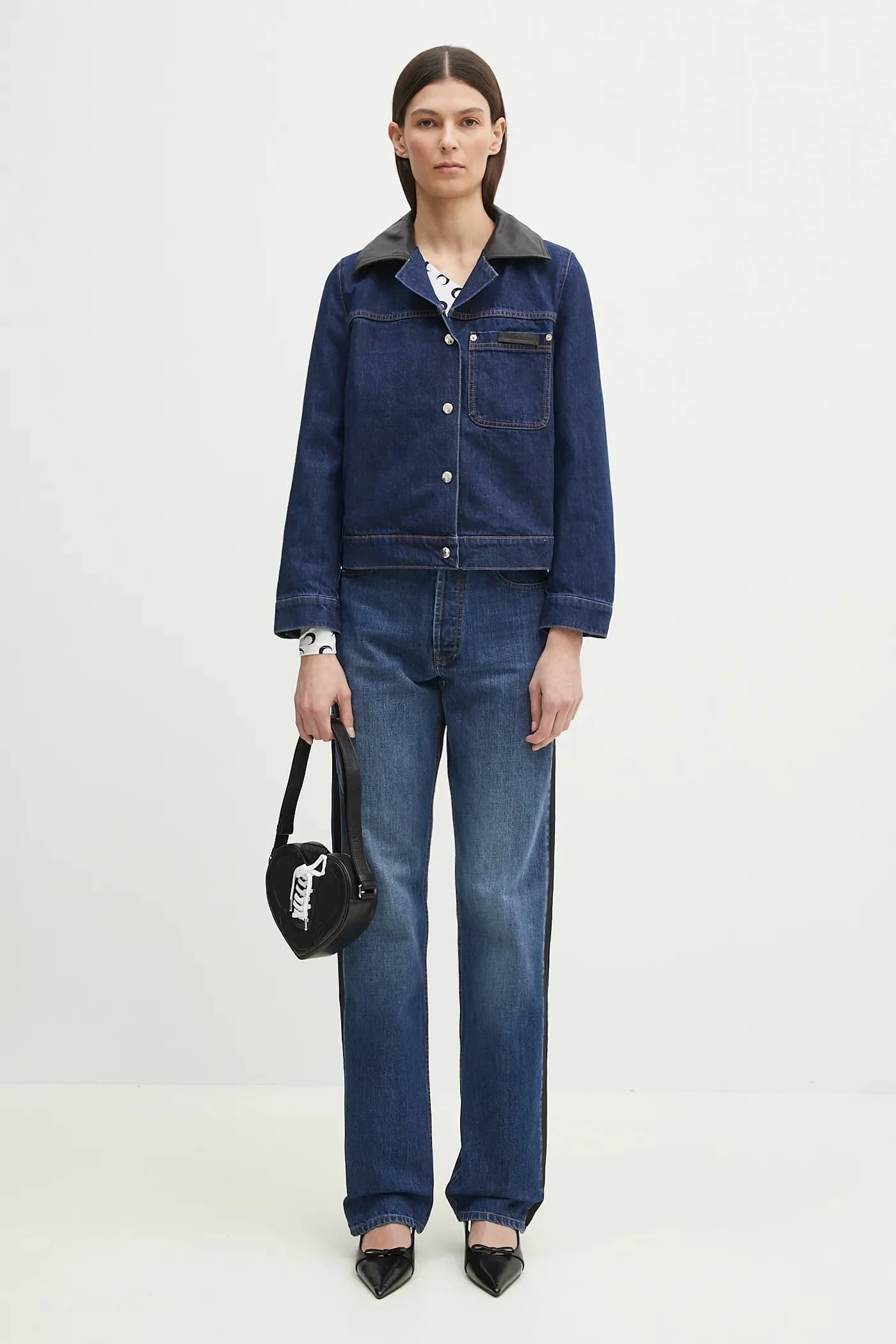 Морская джинсовая куртка - фото 6