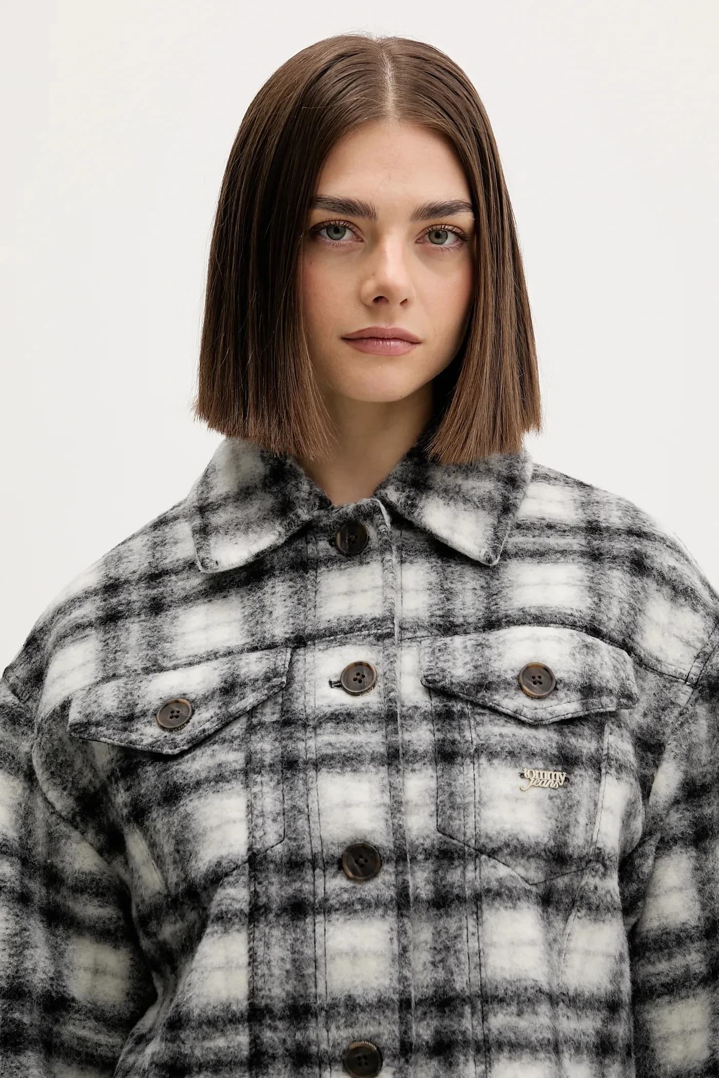 Куртка из смесовой шерсти - фото 4