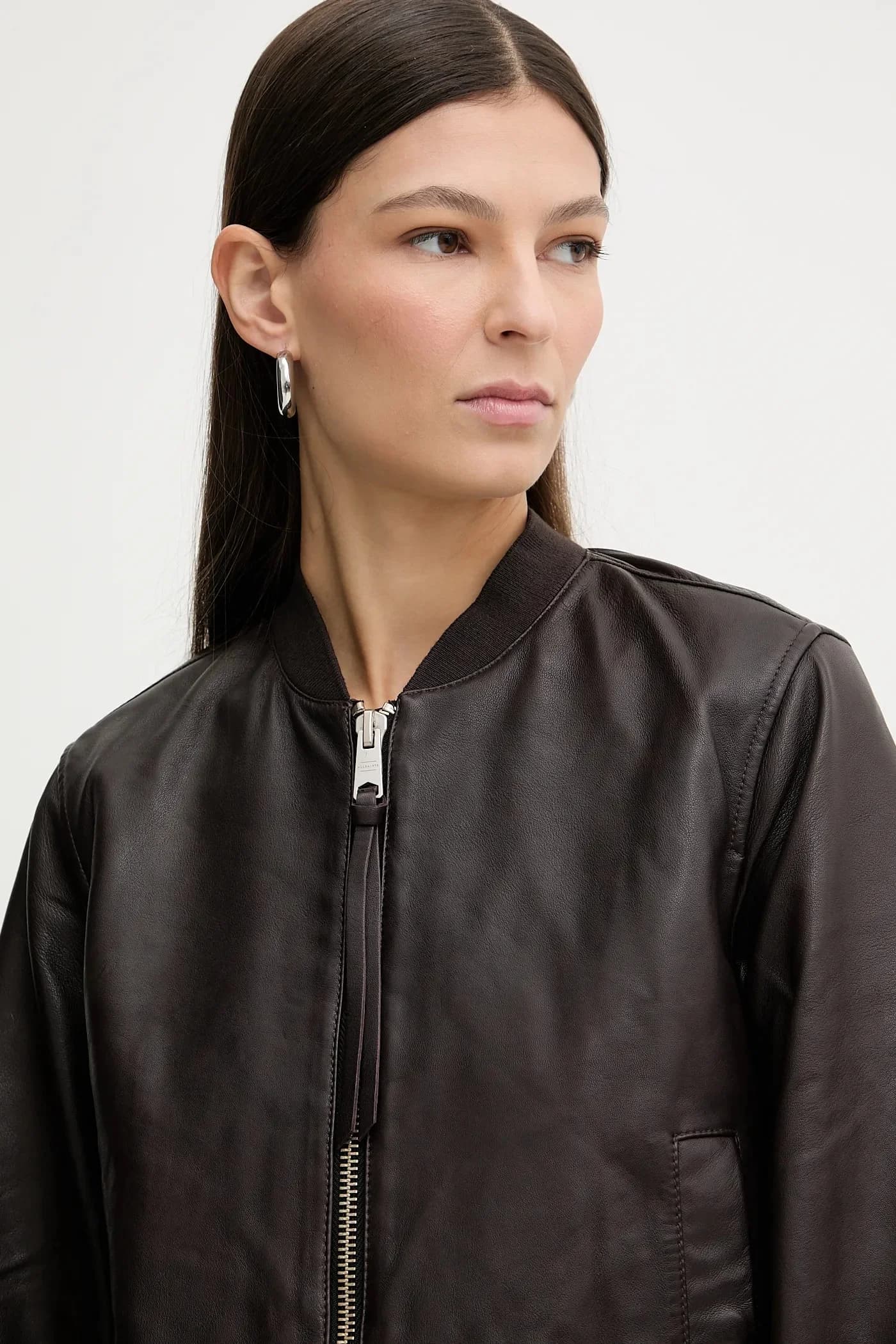 ORTEN BOMBER JACKET кожаная куртка - фото 5