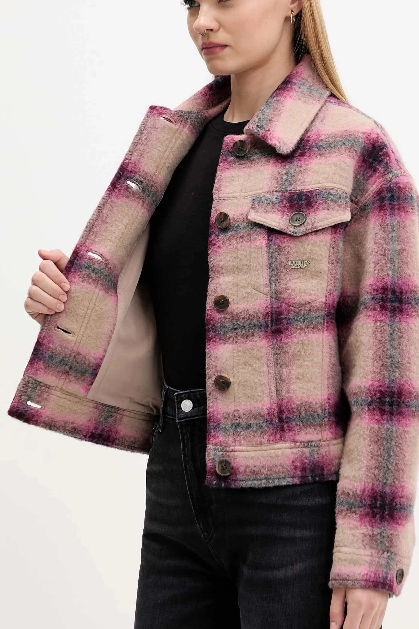 Куртка из смесовой шерсти - фото 7