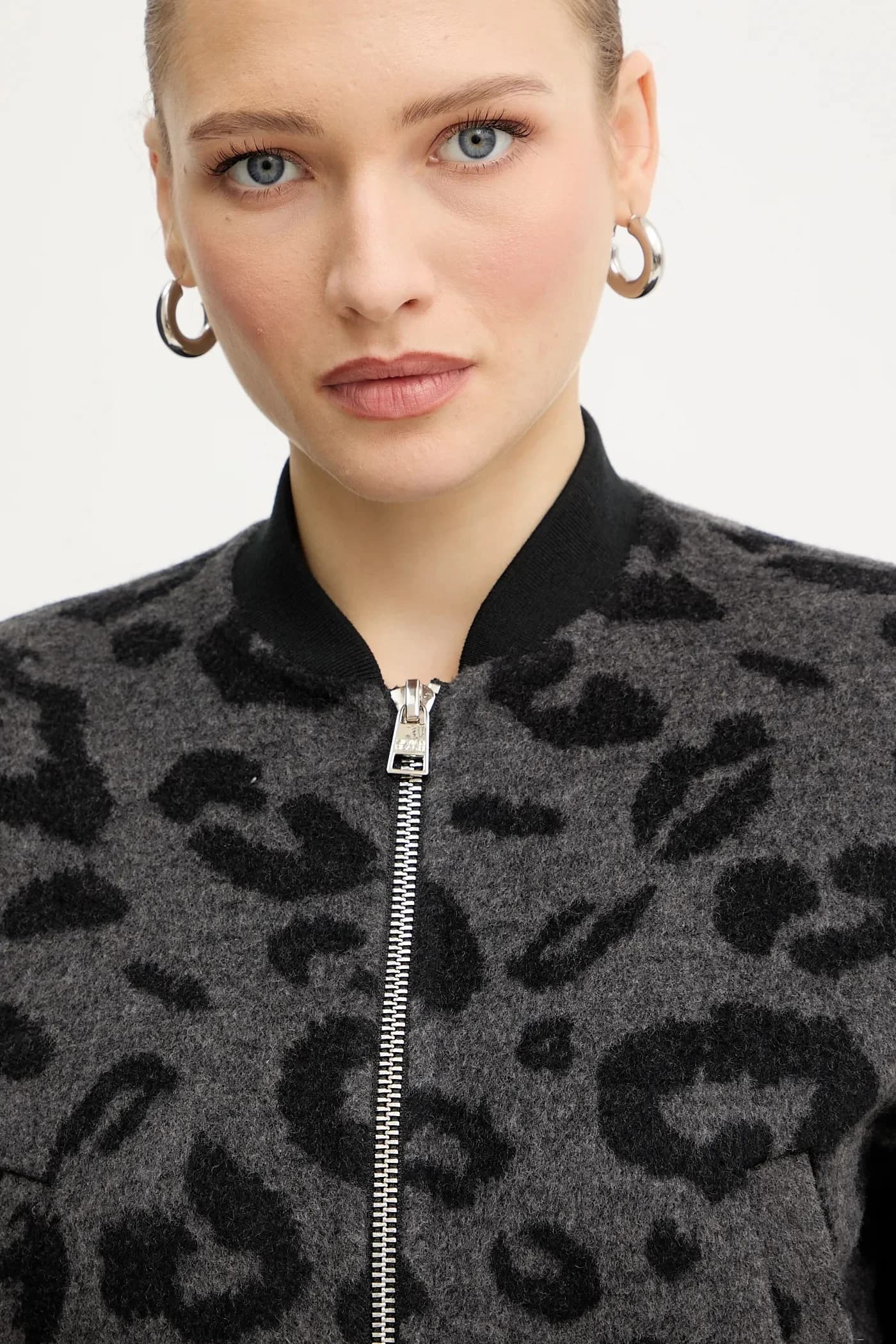 Бомбер из шерсти HERRERO - фото 4