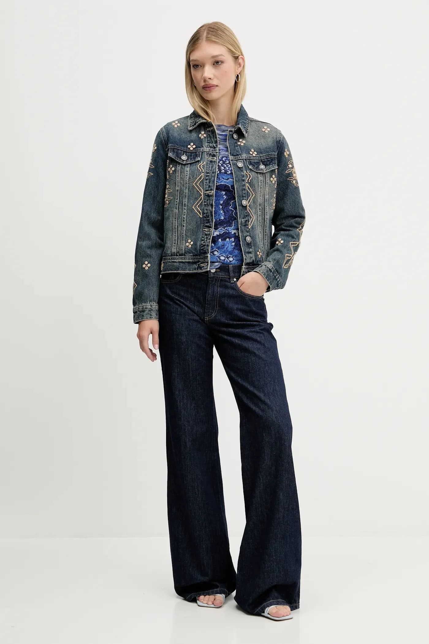 джинсовая куртка ESPEJOS - фото 2