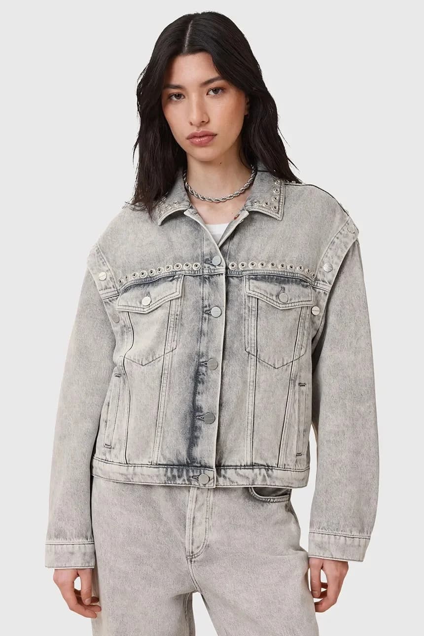 джинсовая куртка CHLO из хлопка - фото 7