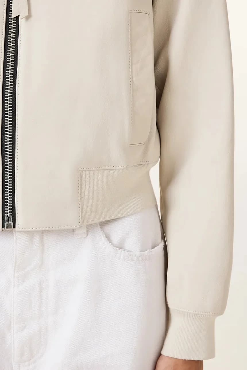 ORTEN BOMBER JACKET кожаная куртка - фото 3