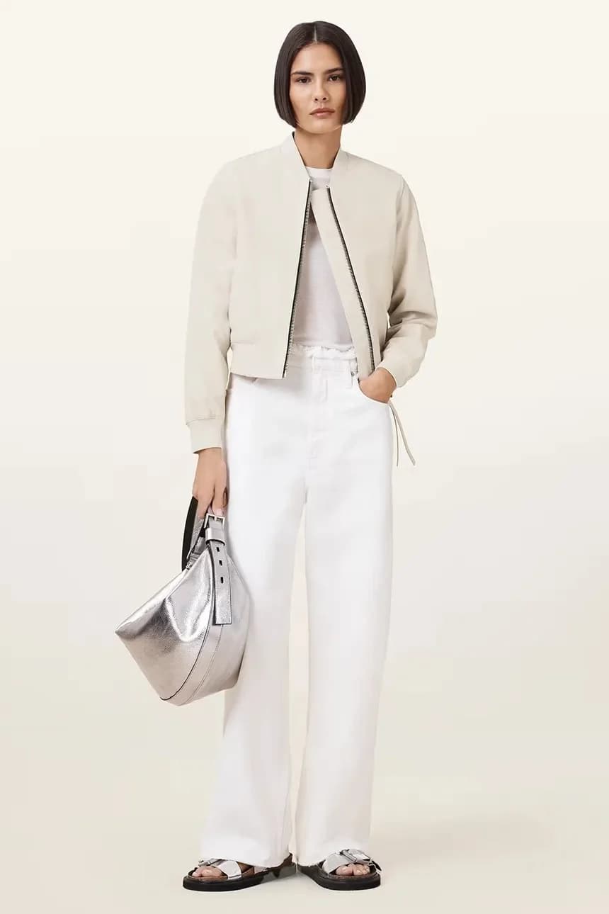 ORTEN BOMBER JACKET кожаная куртка - фото 5