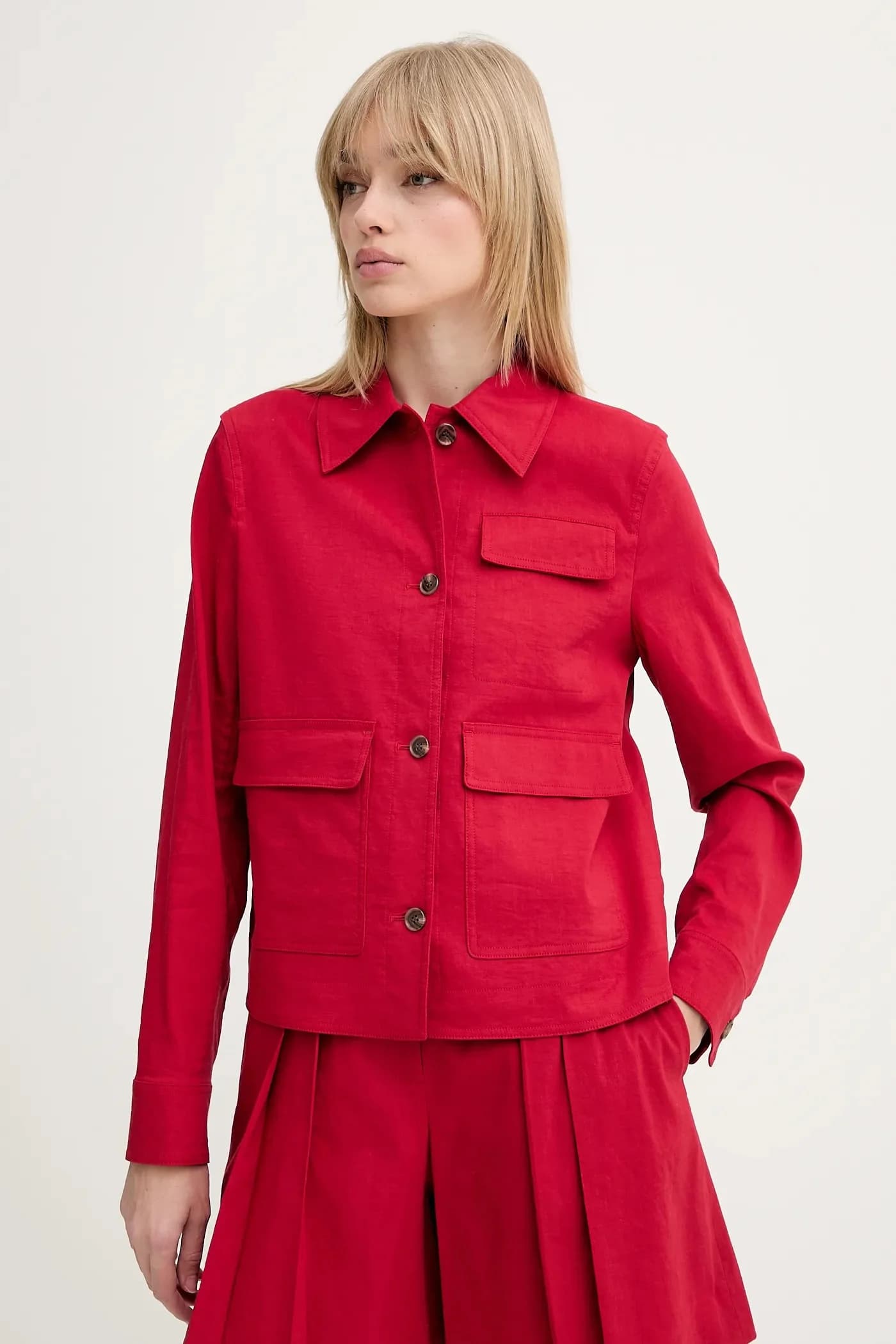 Льняная куртка - фото 4