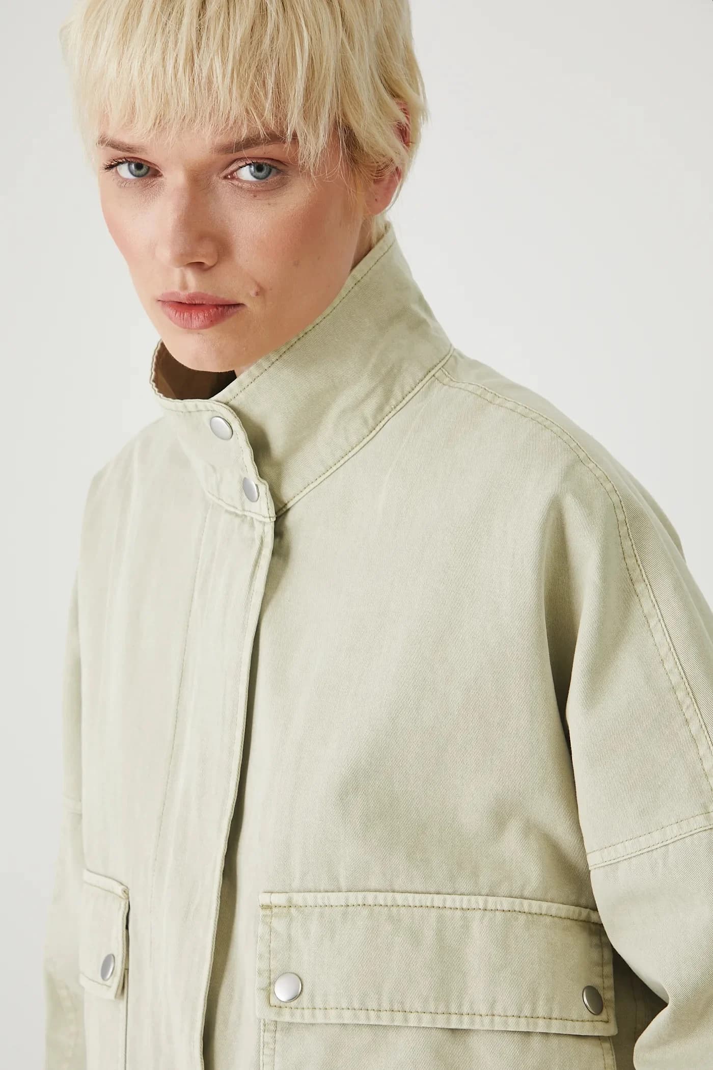 Хлопковая куртка-бомбер - фото 4