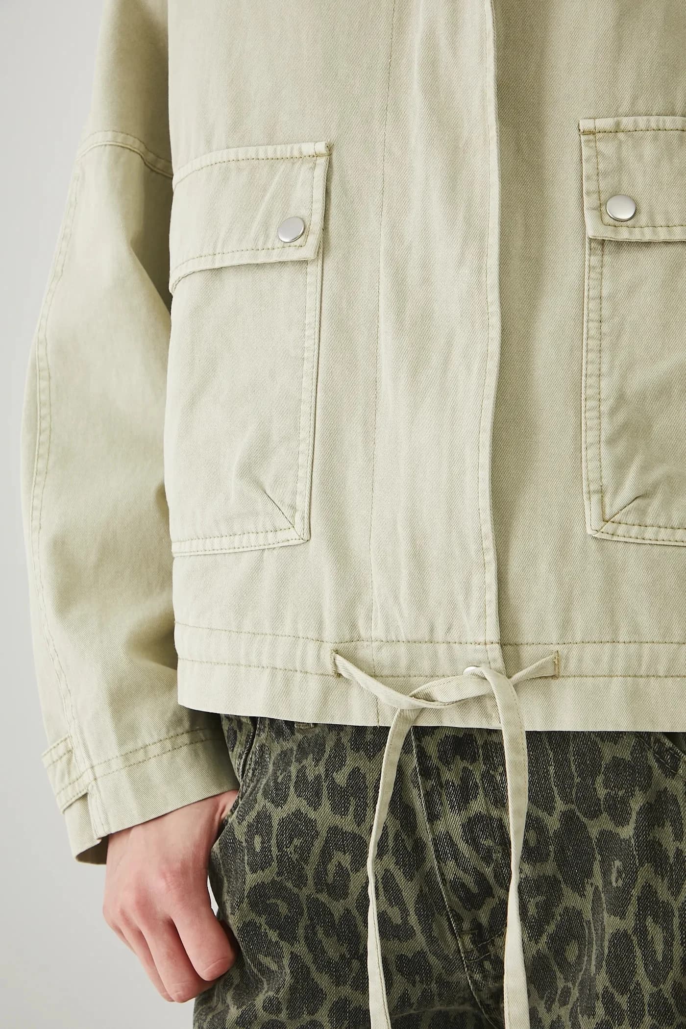 Хлопковая куртка-бомбер - фото 5