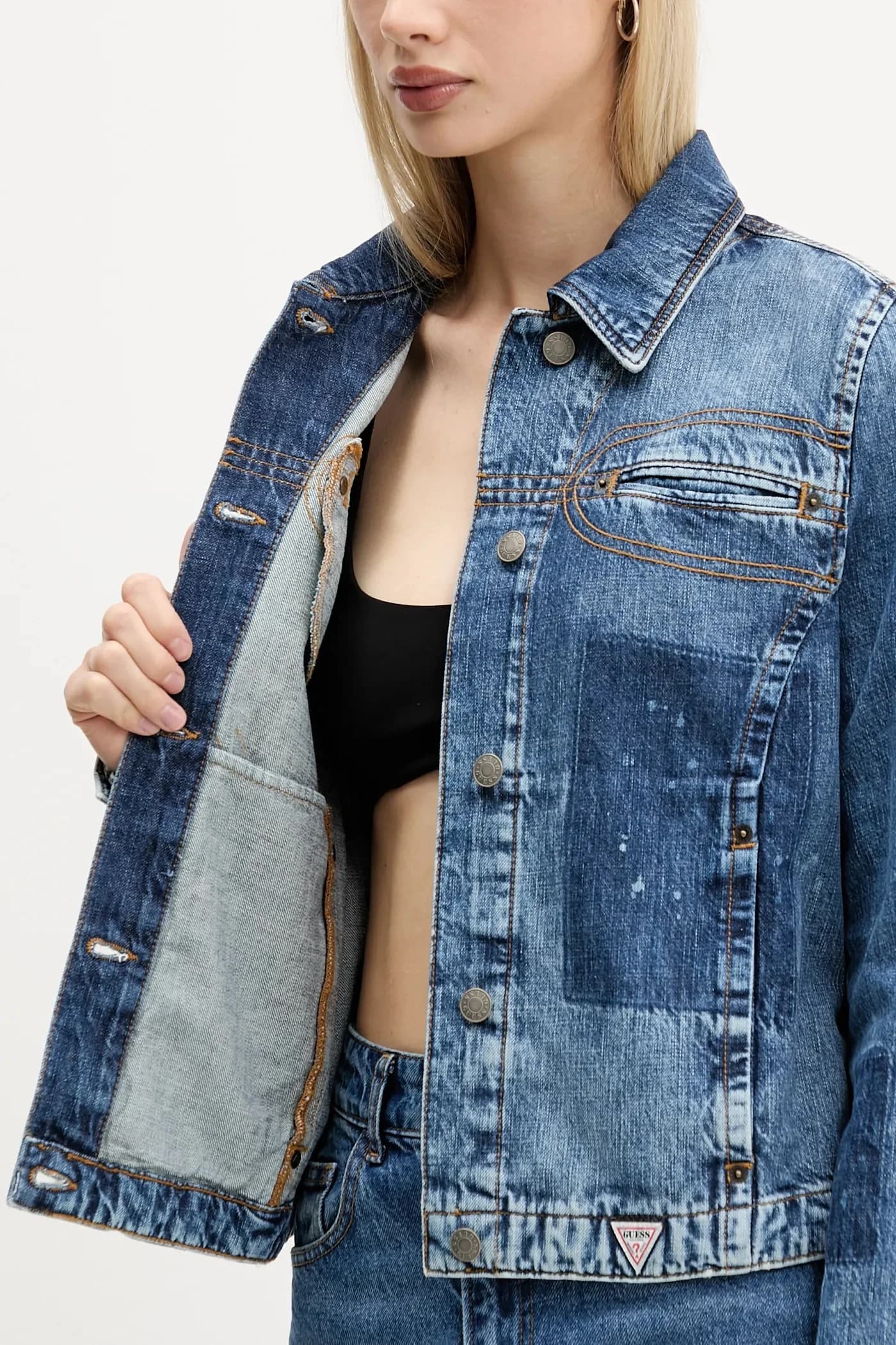 джинсовая куртка HARRINGTON - фото 7