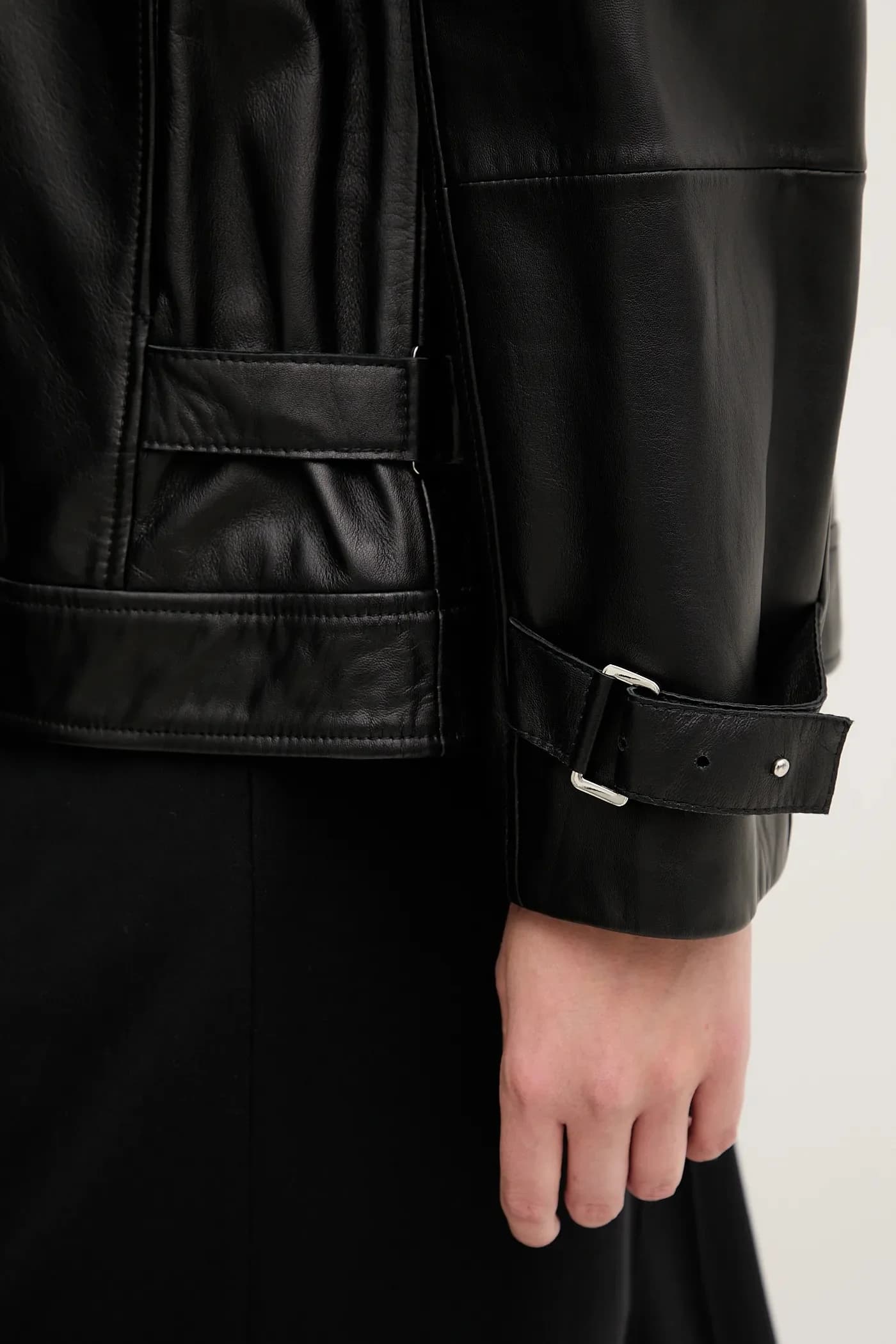 Кожаная косуха - фото 6