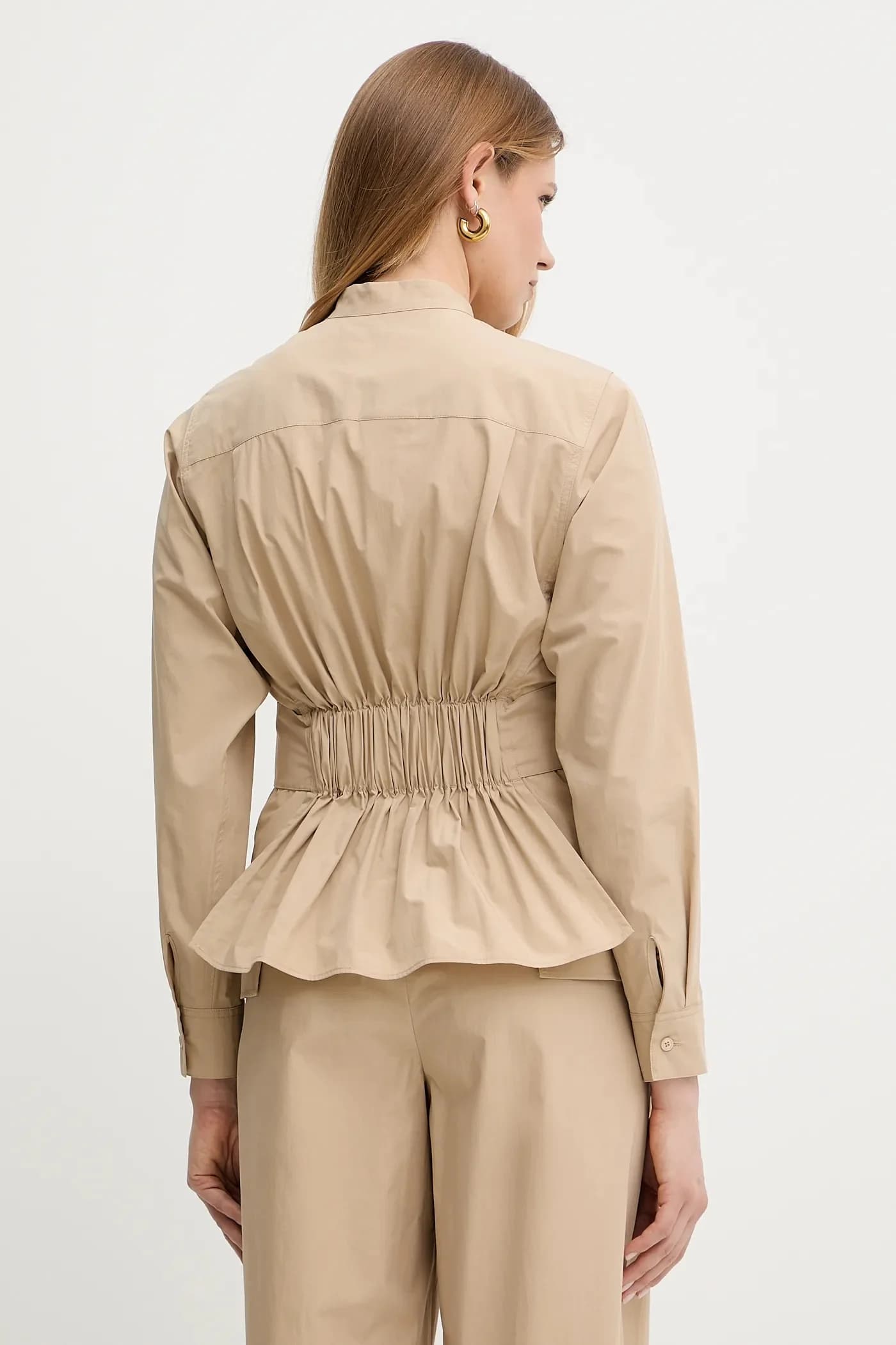 Хлопковая куртка-рубашка - фото 3