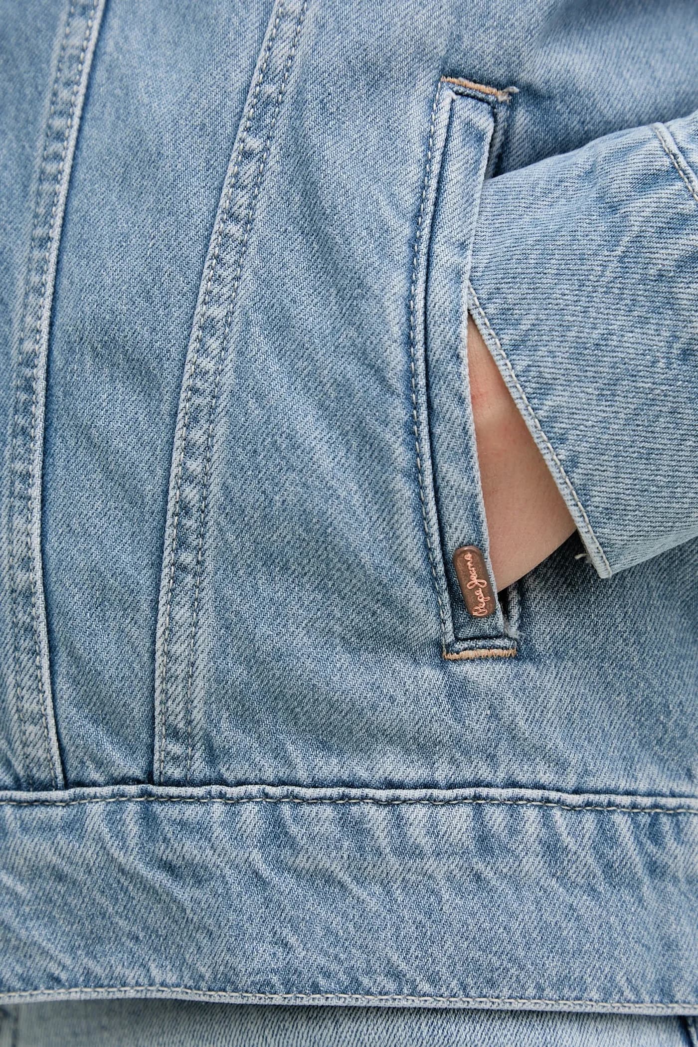 джинсовая куртка BOYFRIEND JACKET - фото 6