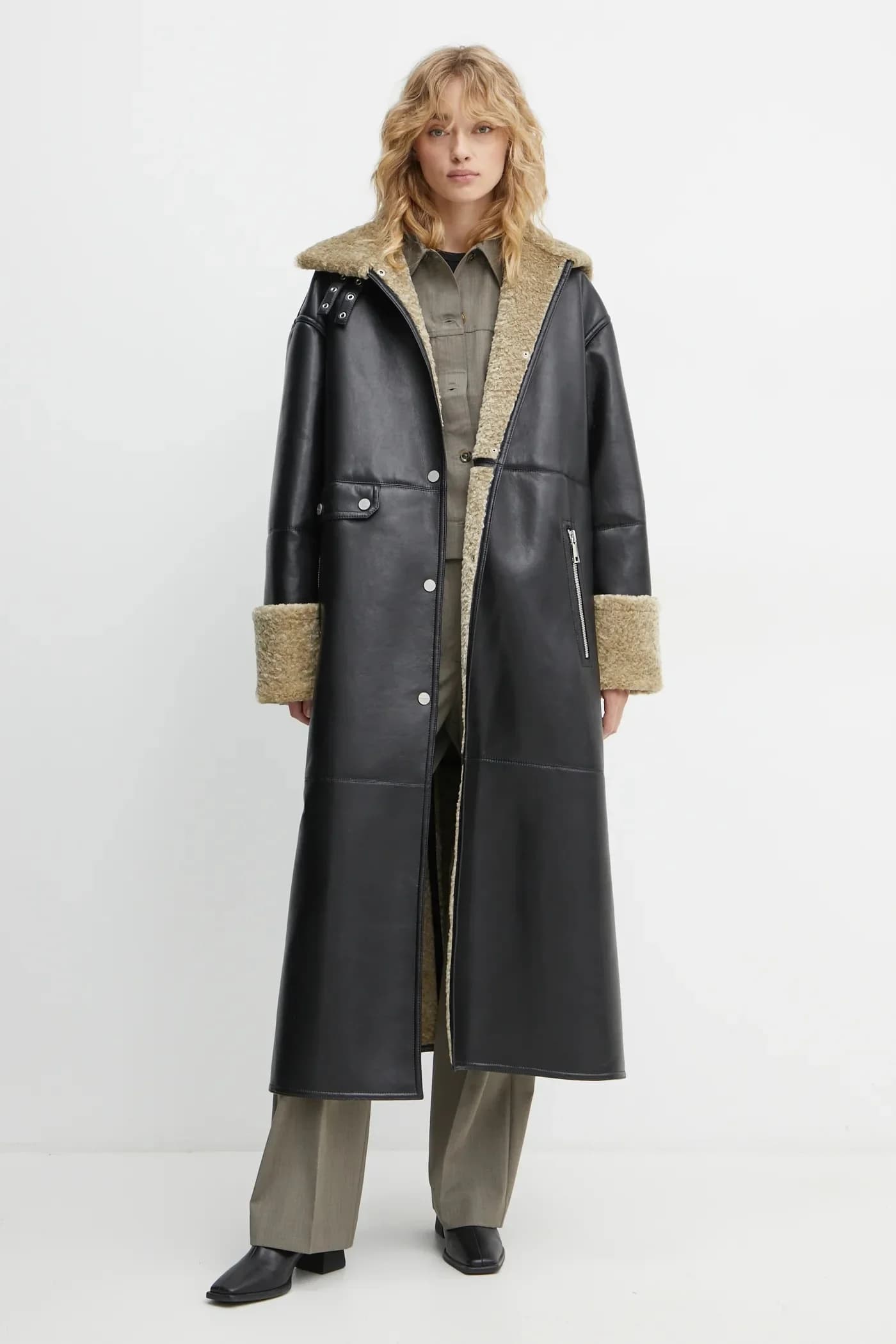 SAESMELLA куртка из смесовой шерсти - фото 2