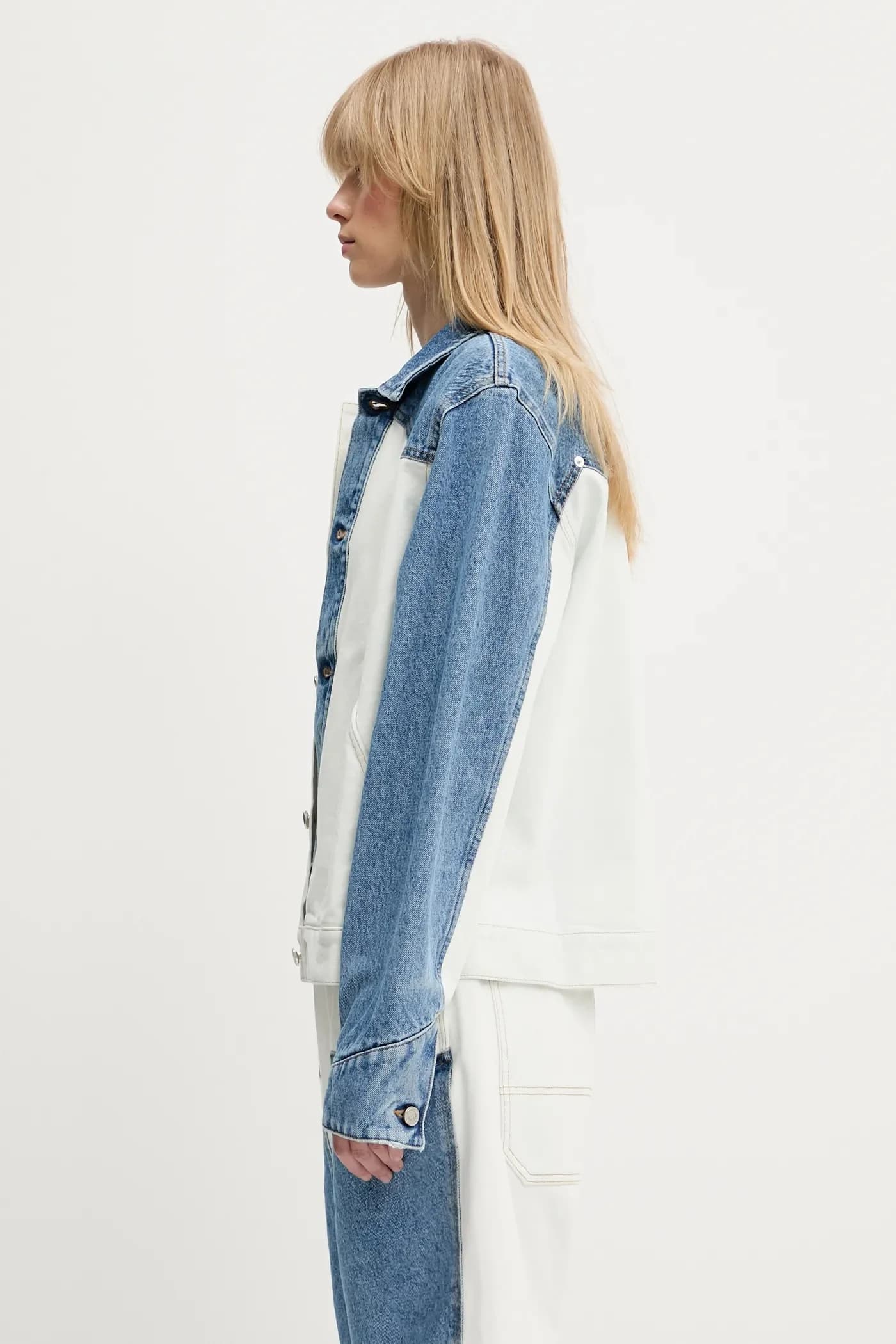 Джинсовая куртка Patchwork Western Carpenter Jacket - фото 4